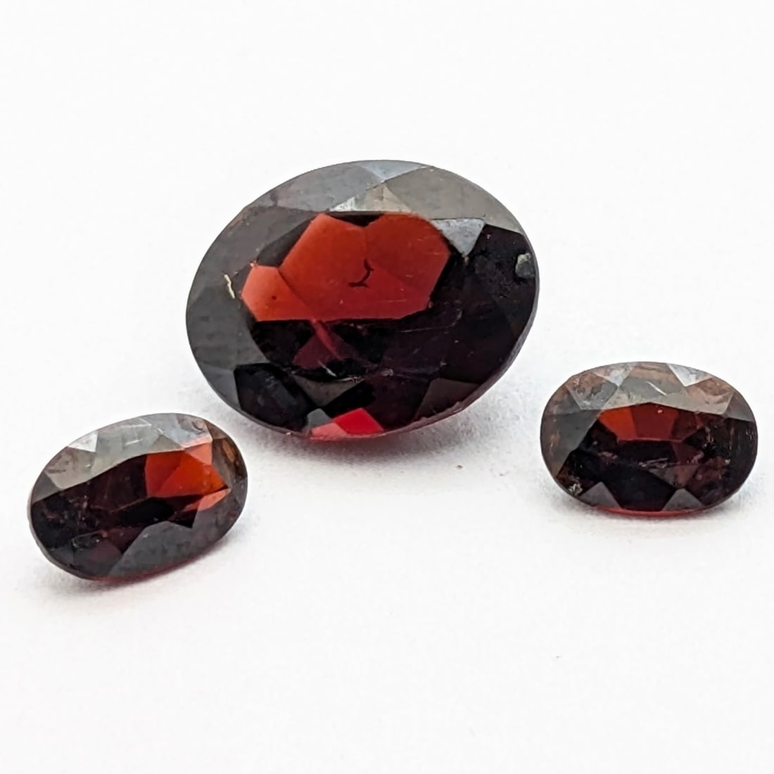 Lot of 3 Gemstones- Garnets (1 of 4)