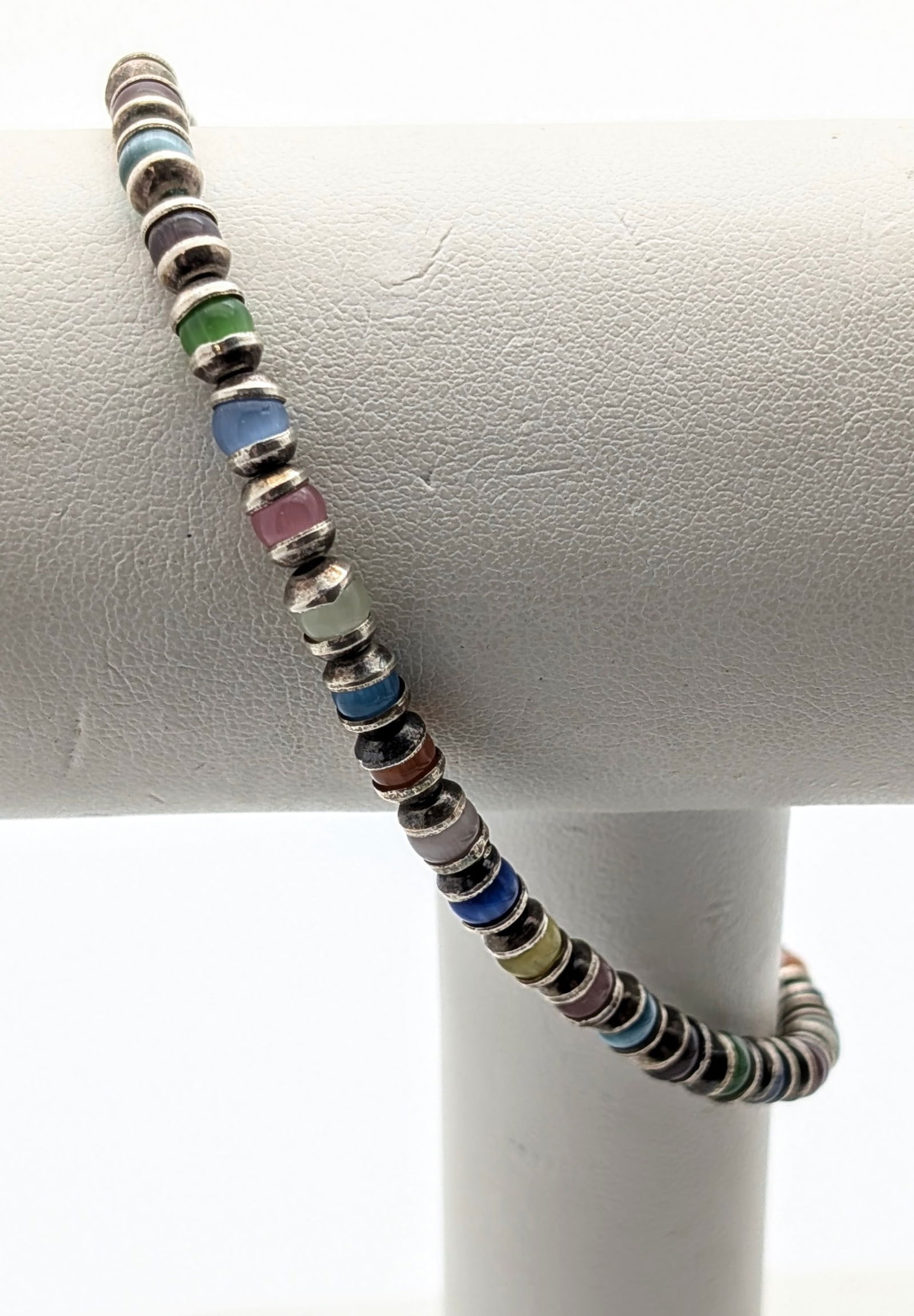 Multi-colored Beaded Ladies Bracelet (1 of 4)