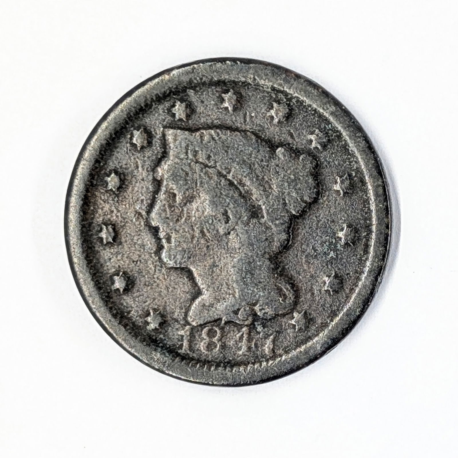 1847 Large Cent (1 of 2)