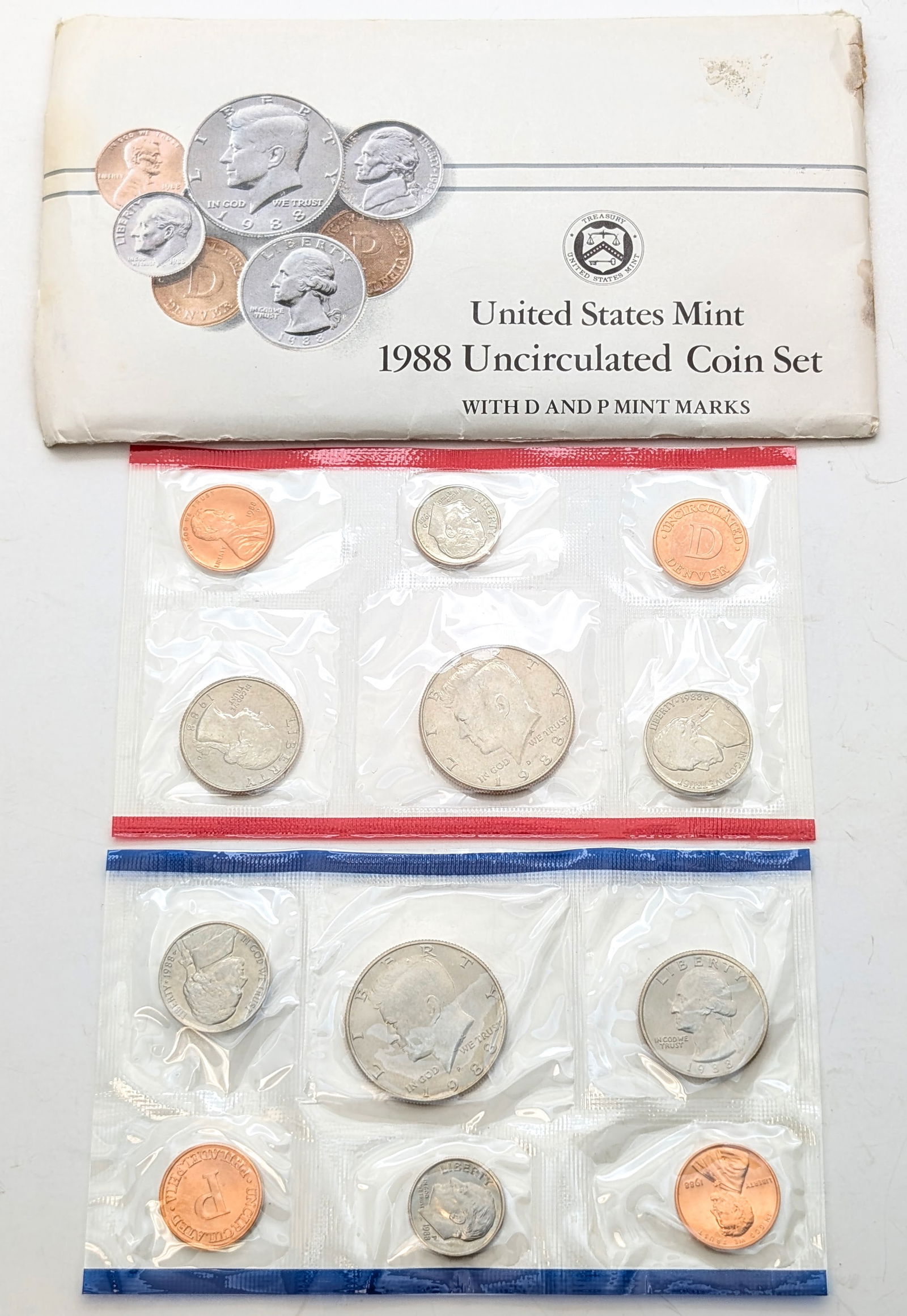 1988 US Mint Uncirculated Coin Set (1 of 2)