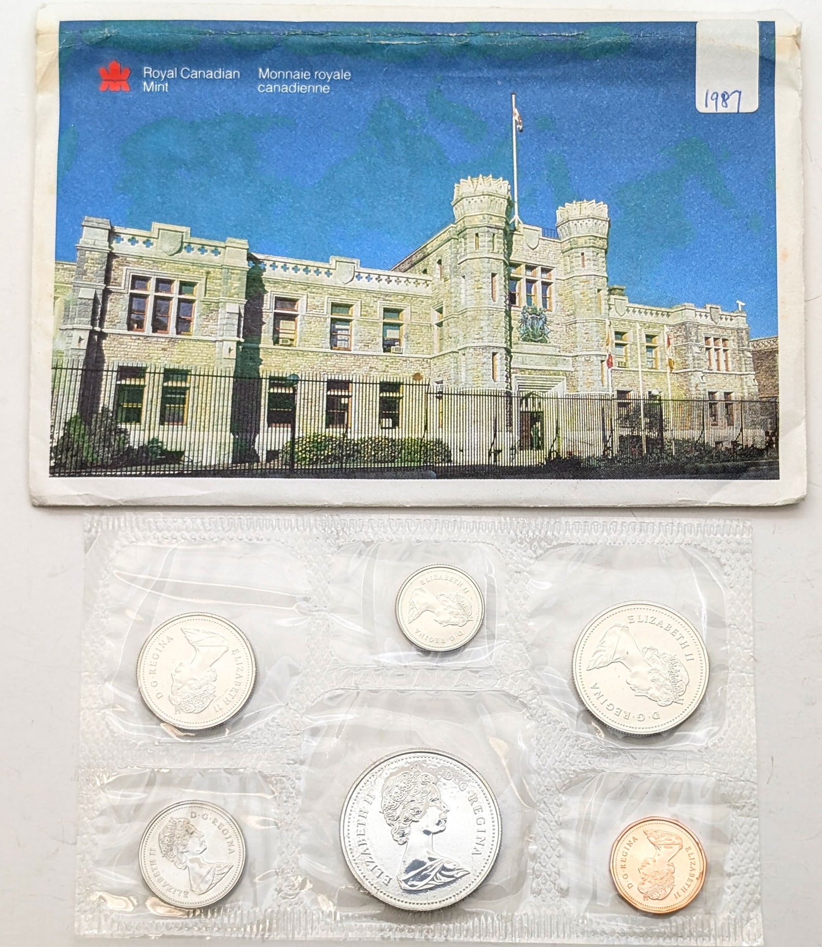 1987 Royal Canadian Mint Uncirculated Coin Set (1 of 2)