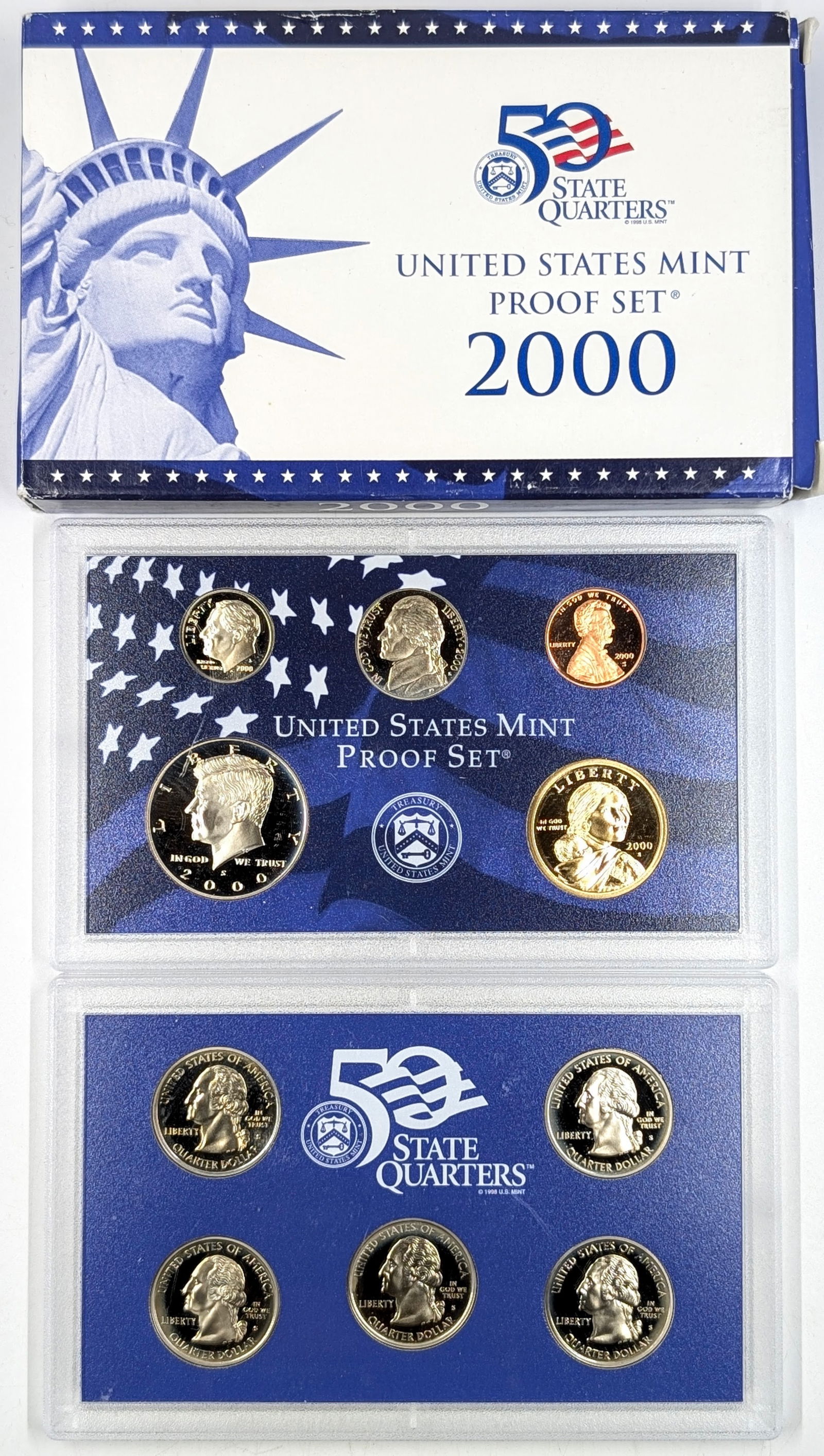 2000 US Mint Proof Coin Set W/ COA (1 of 3)