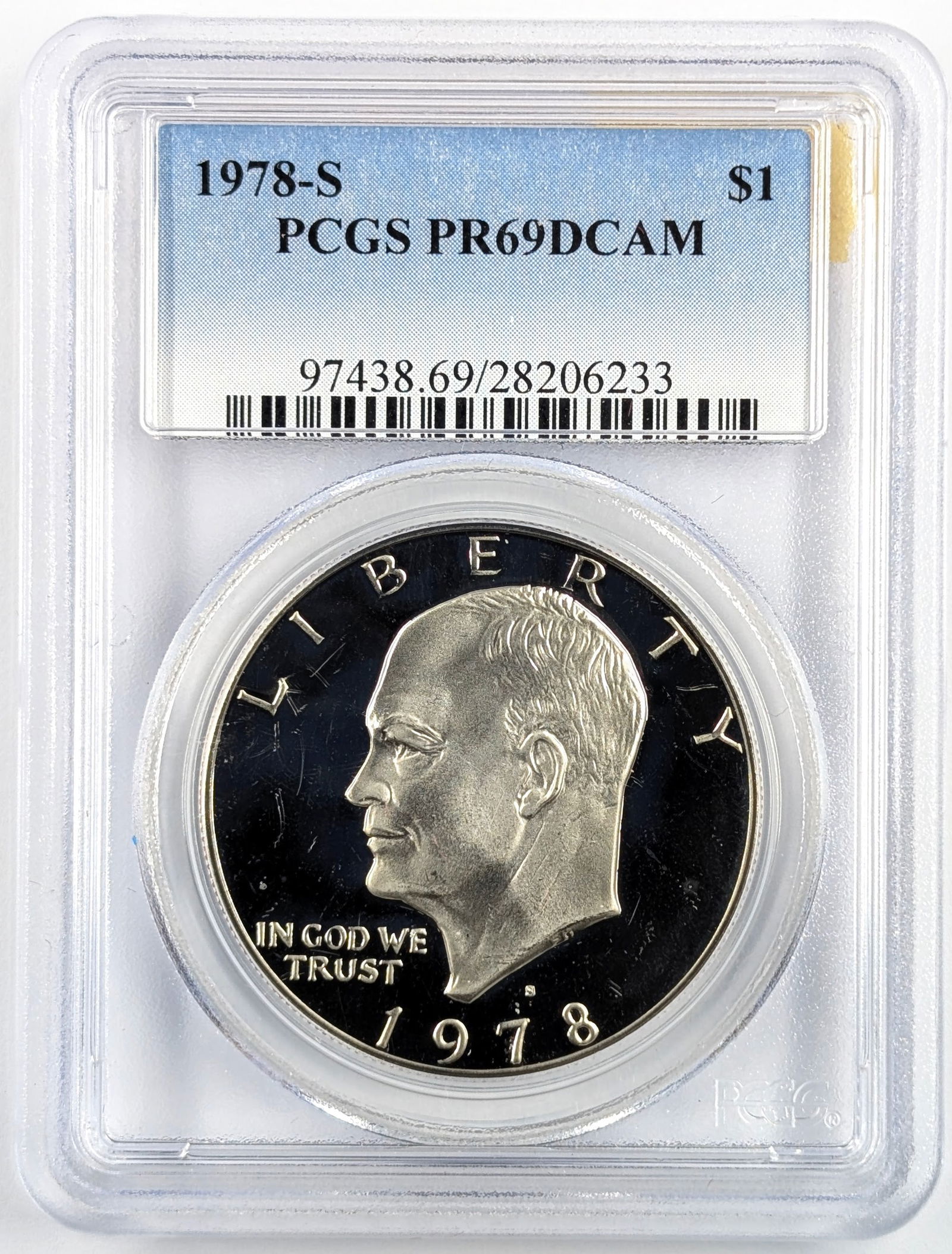 PCGS 1978-S PR69 Eisenhower Dollar (1 of 2)