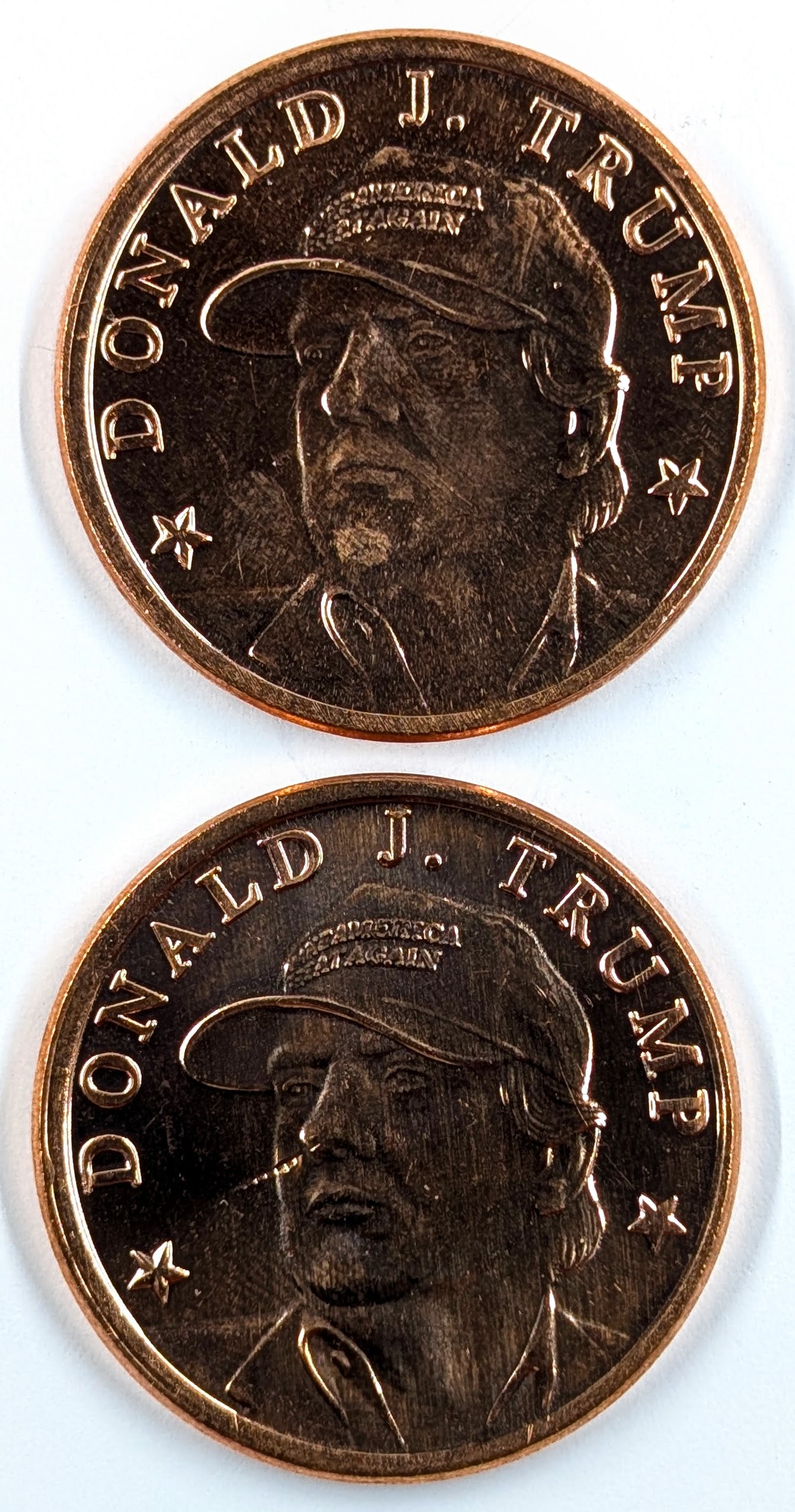 1 Ounce Fine .999 Copper Round- Donald Trump (1 of 2)