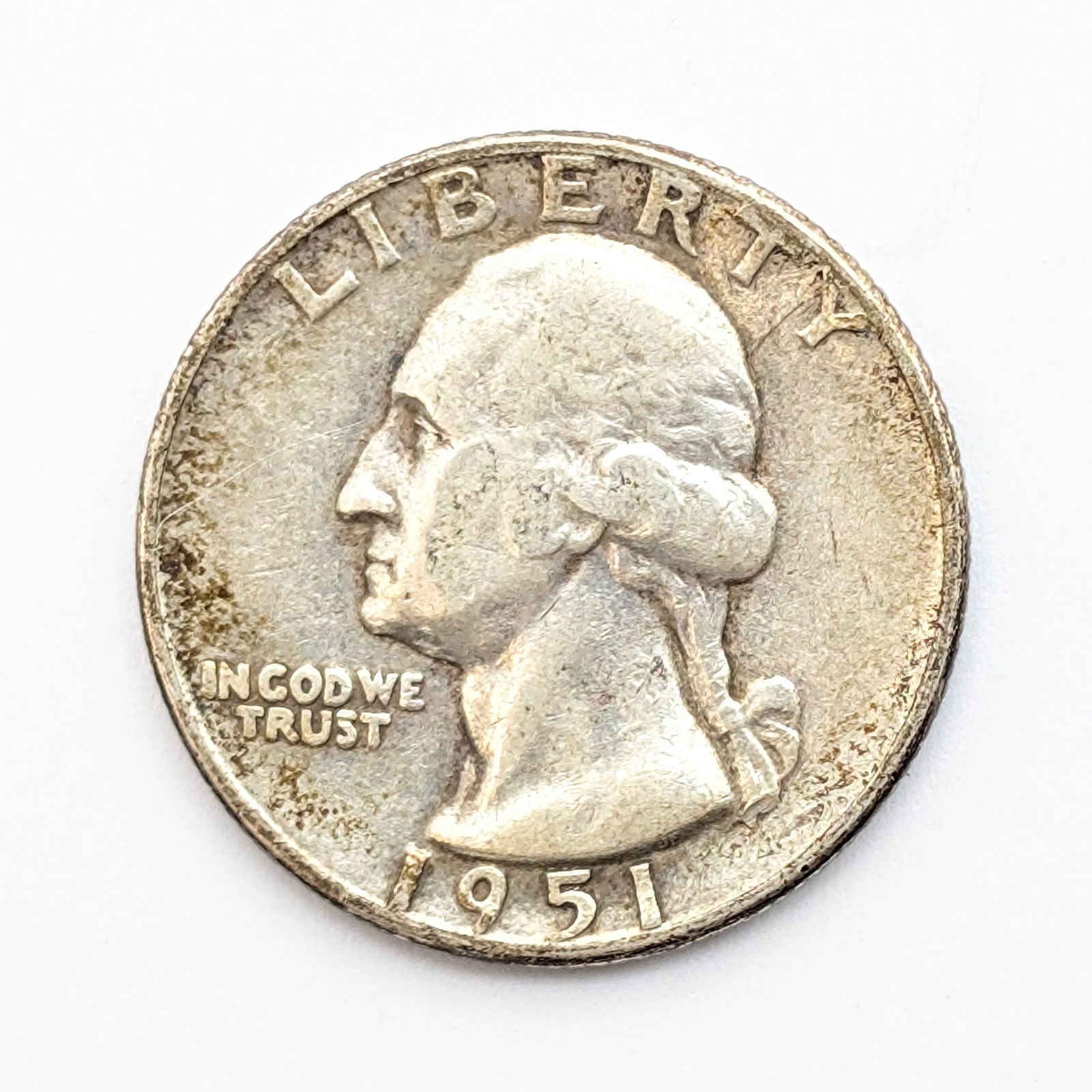 1951-D Silver Washington Quarter (1 of 2)