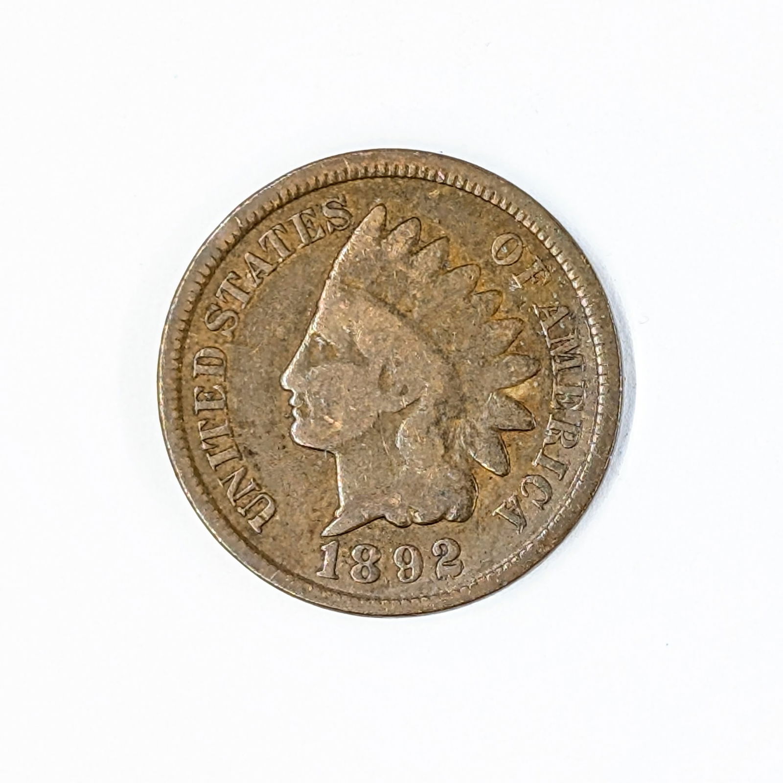 1892 Indian Head Cent (1 of 2)