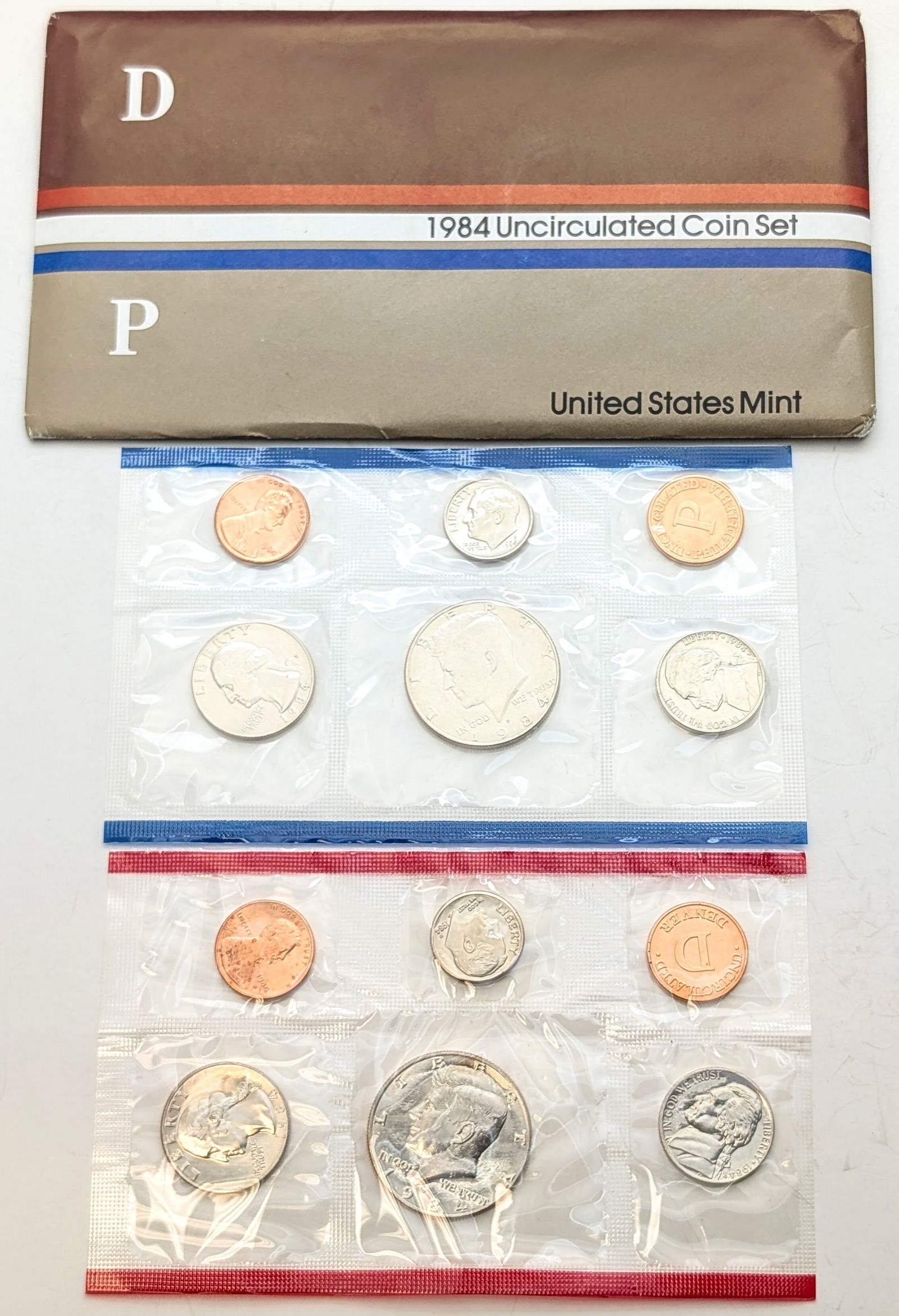 1984 US Mint Uncirculated Coin Set (1 of 2)