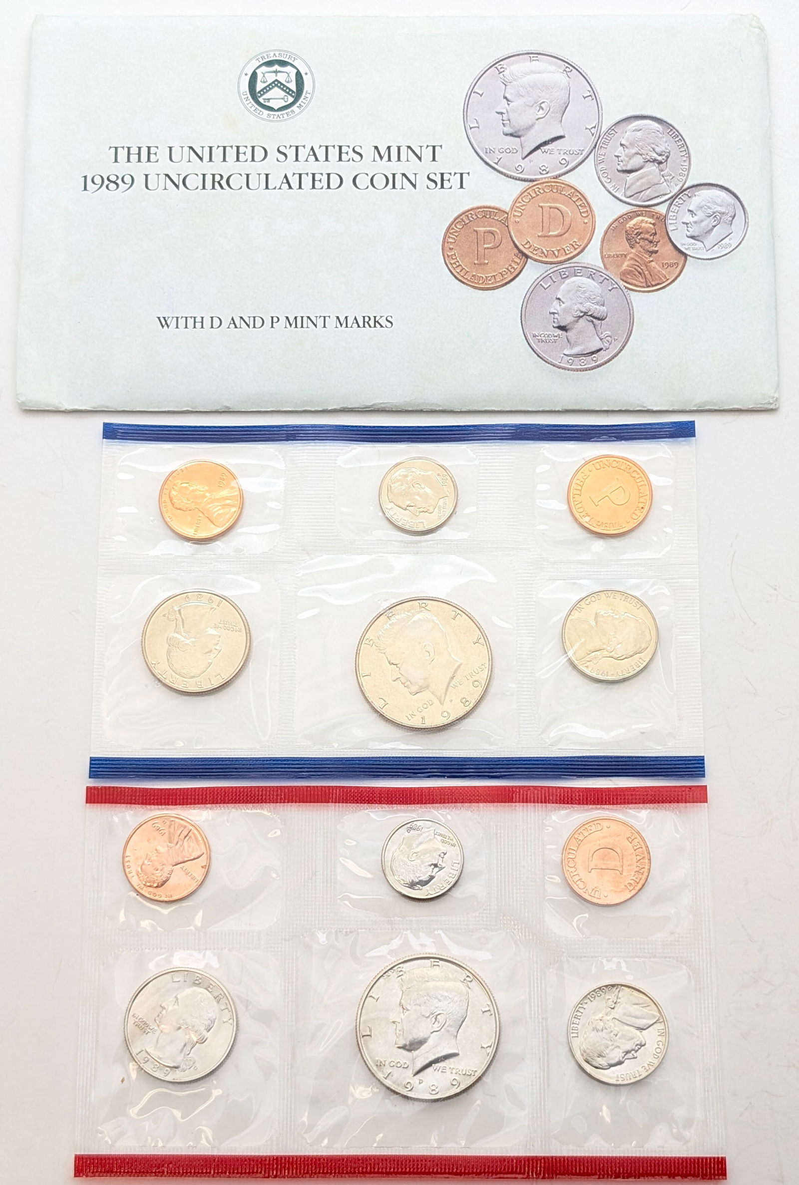 1989 US Mint Uncirculated Coin Set (1 of 2)