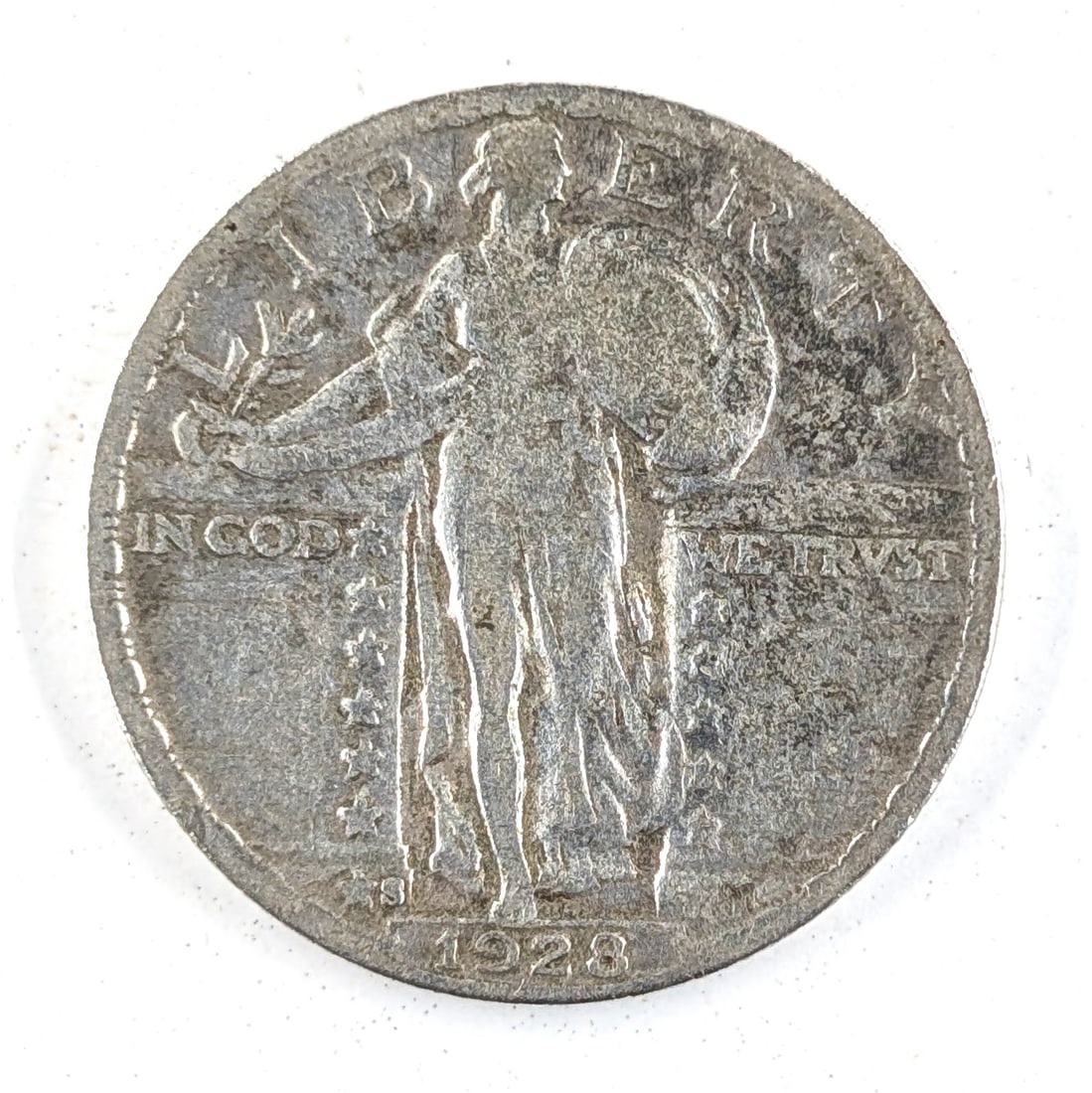 1928-S Silver Standing Liberty Quarter (1 of 2)