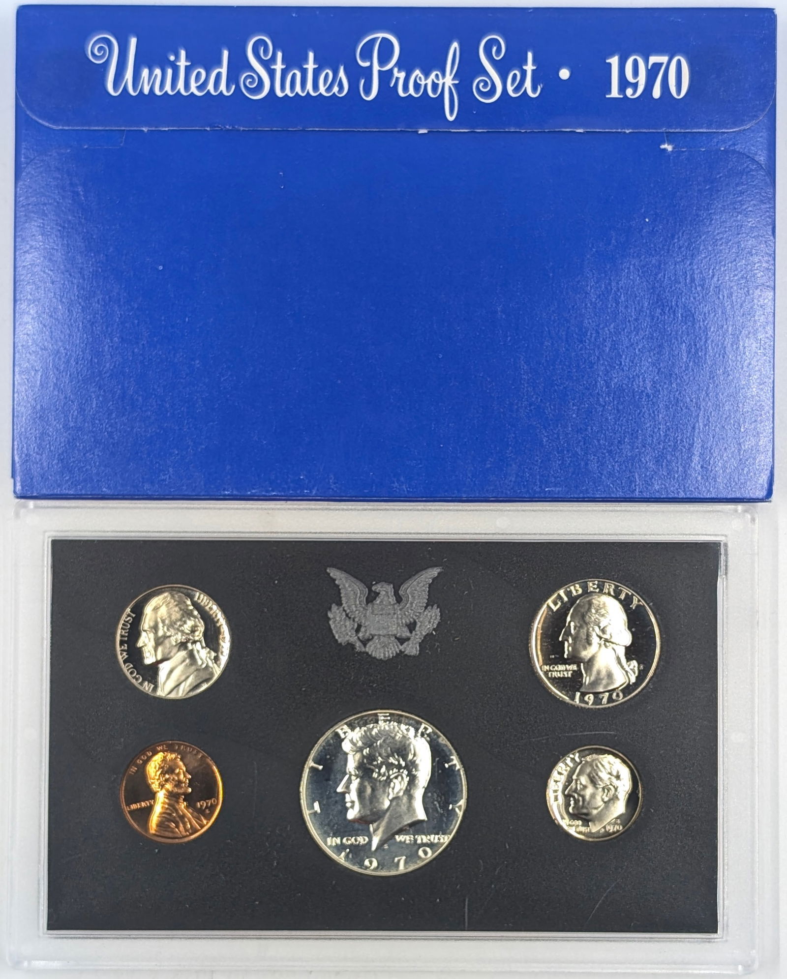 1970 US Mint Proof Set w/ Silver JFK Half (1 of 2)