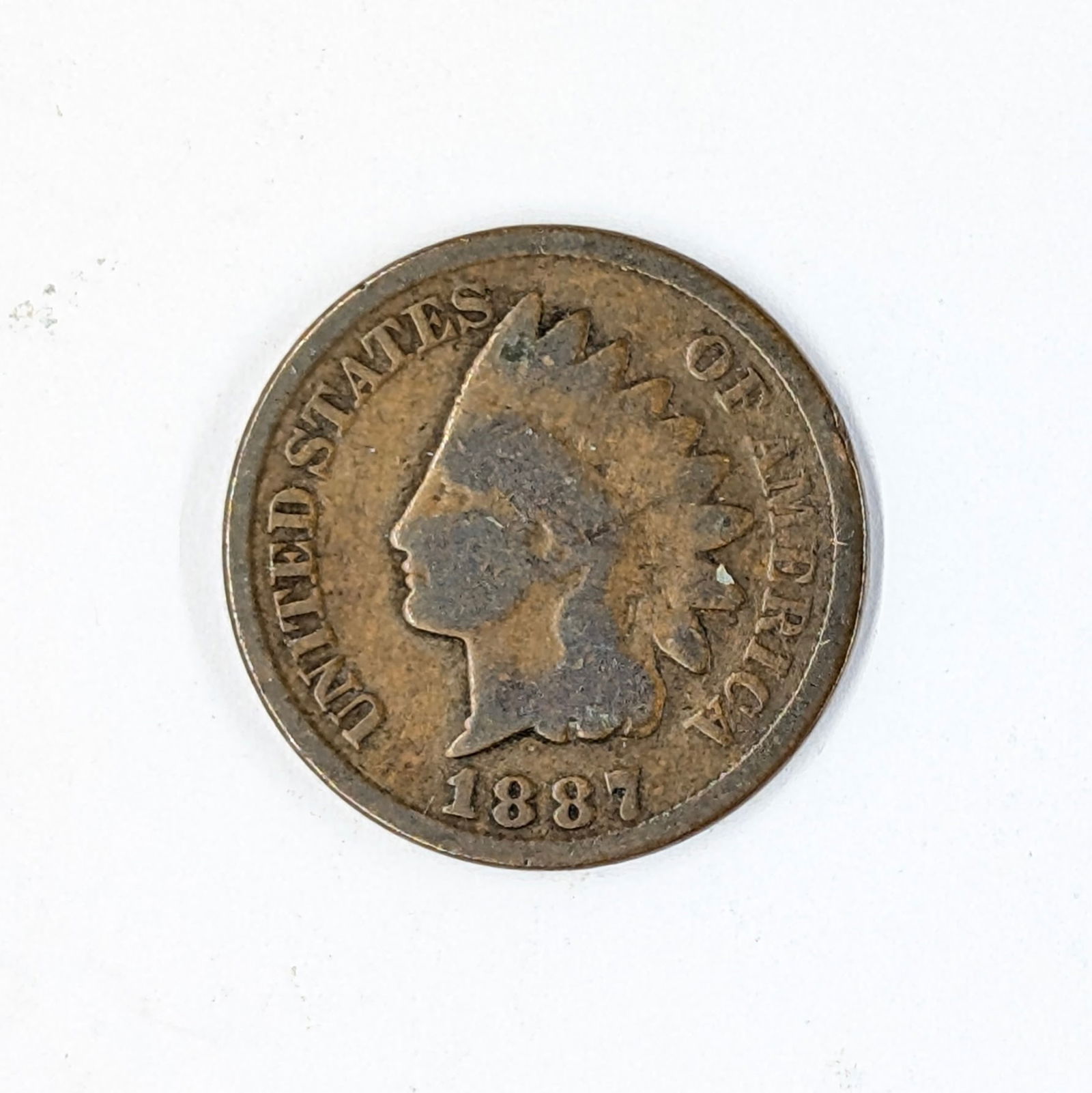 1887 Indian Head Cent (1 of 2)