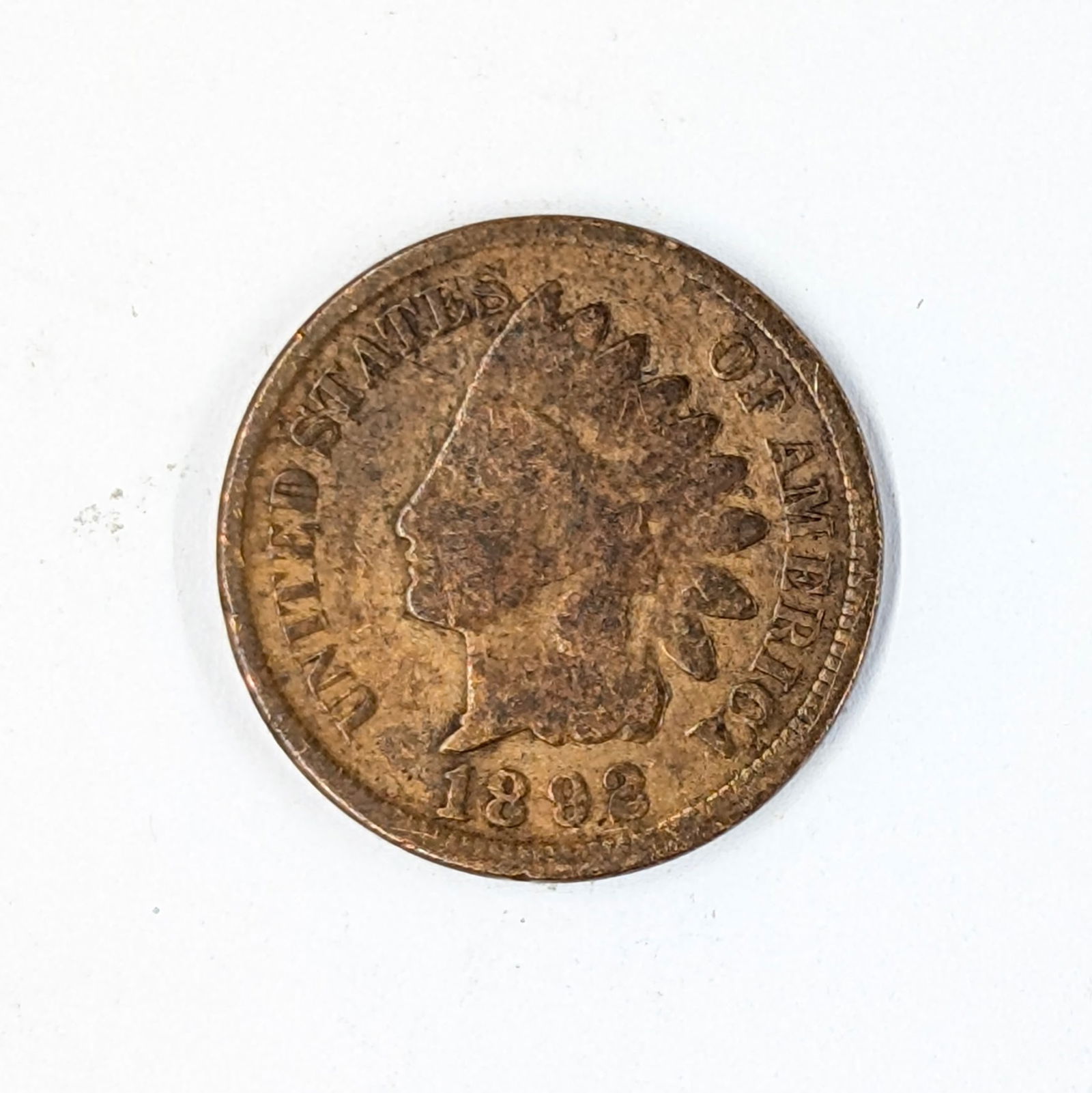 1892 Indian Head Cent (1 of 2)