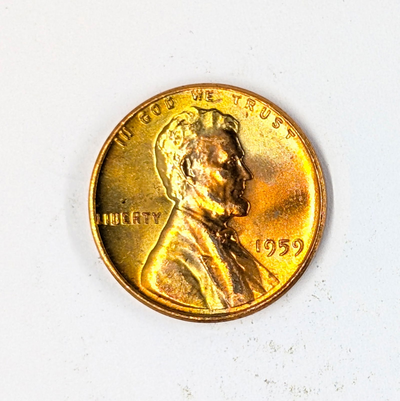 1959 Lincoln Cent - BU, Toned (1 of 2)