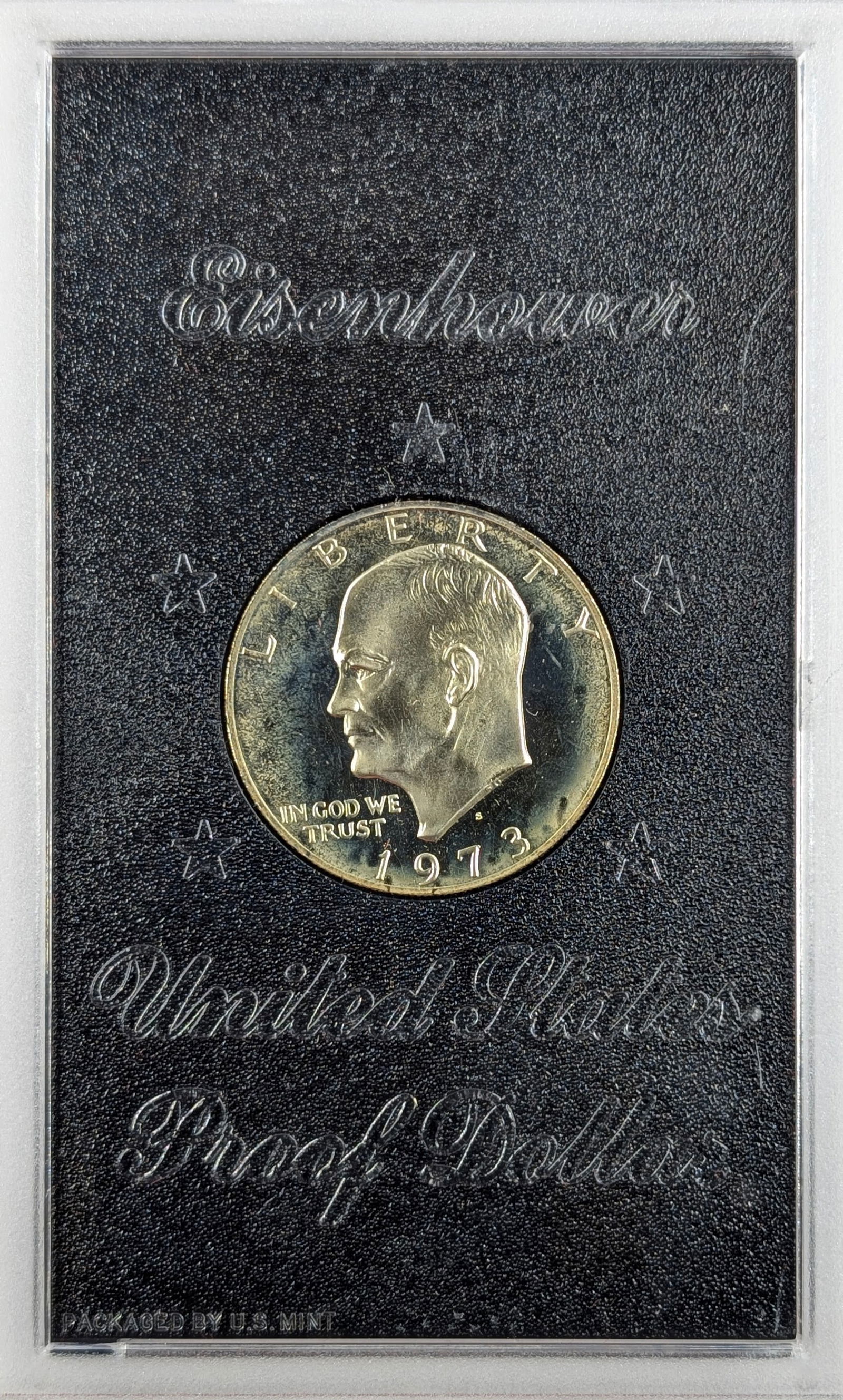 1973-S Eisenhower " Ike" Proof Silver Dollar - Toned (1 of 2)