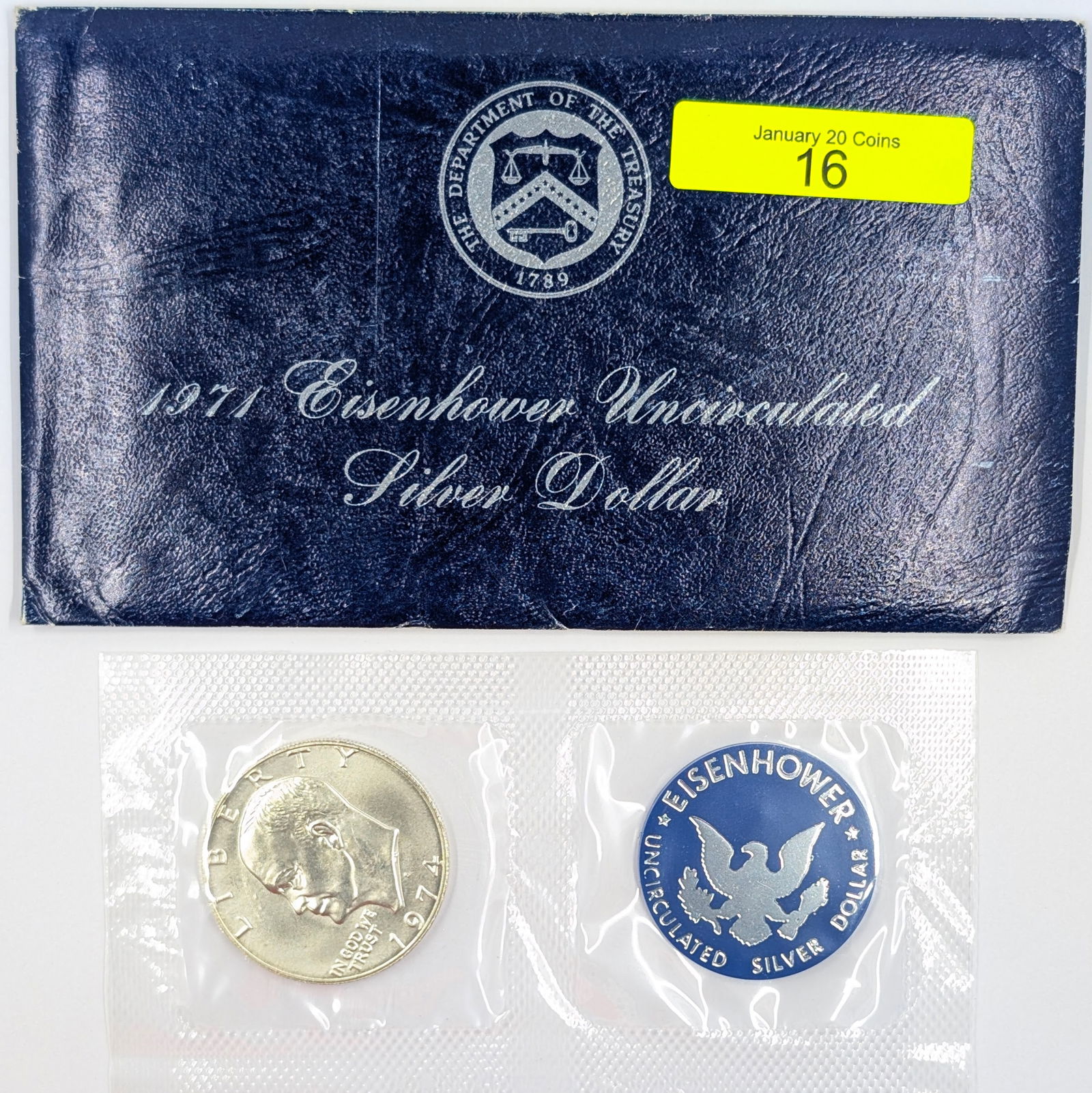 1974-S Eisenhower " Ike" Uncirculated Silver Dollar (1 of 2)