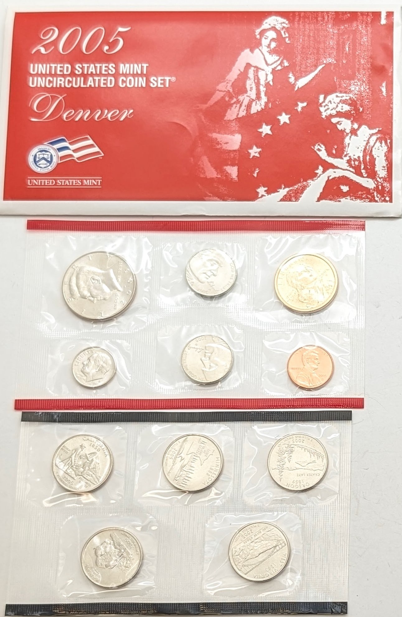 2005-D US Mint Uncirculated Coin Set (1 of 2)