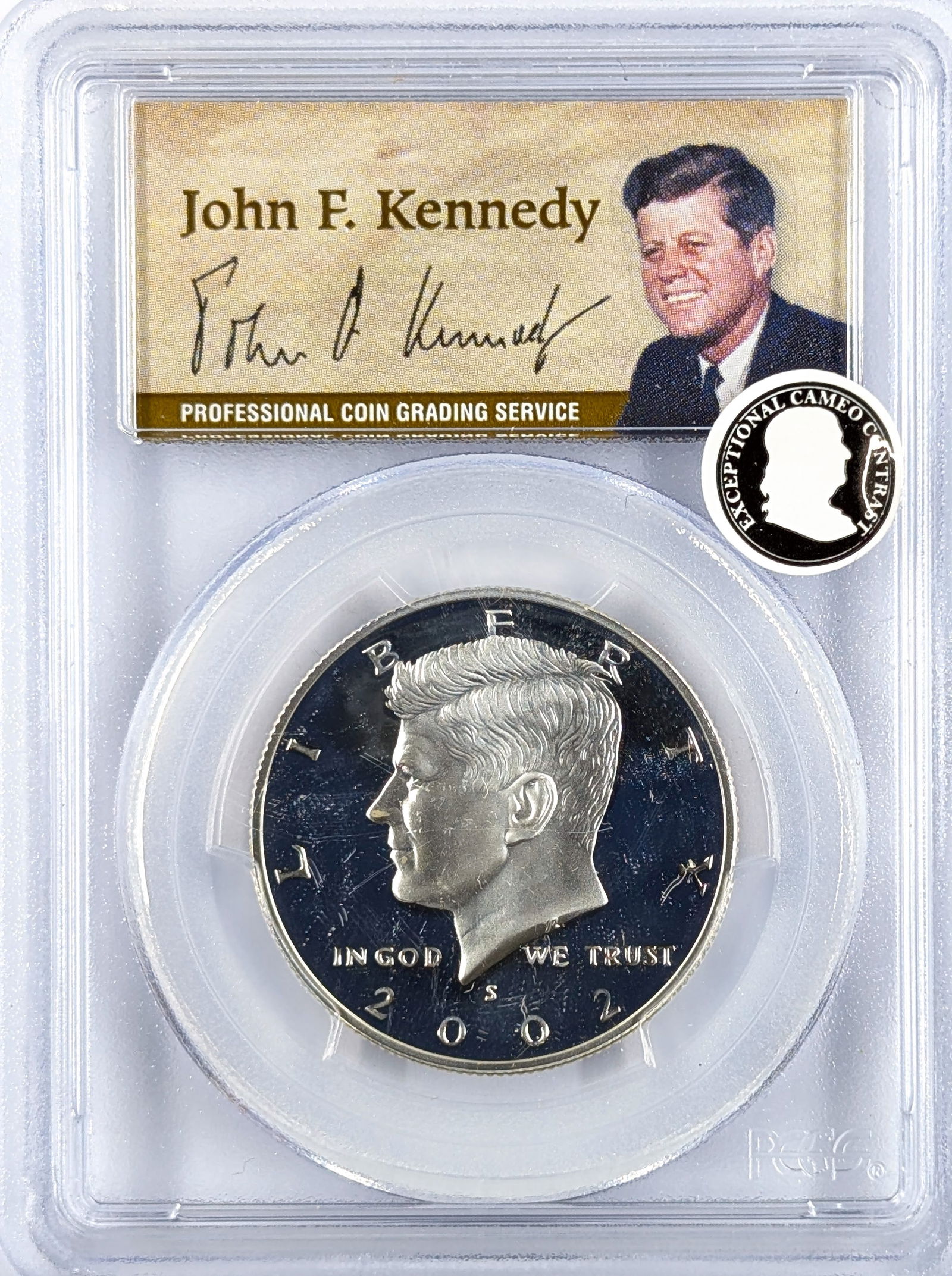 PCGS 2002-S PR69 DCAM Silver John F Kennedy Half Dollar - 50th Anniversary (1 of 2)