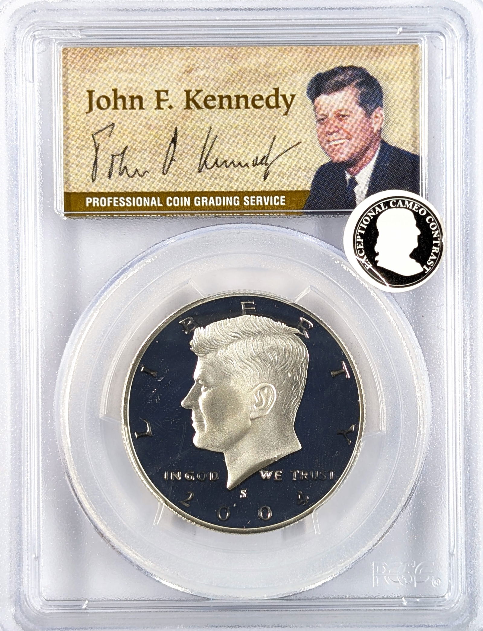 PCGS 2004-S PR69 DCAM Silver John F Kennedy Half Dollar - 50th Anniversary (1 of 2)