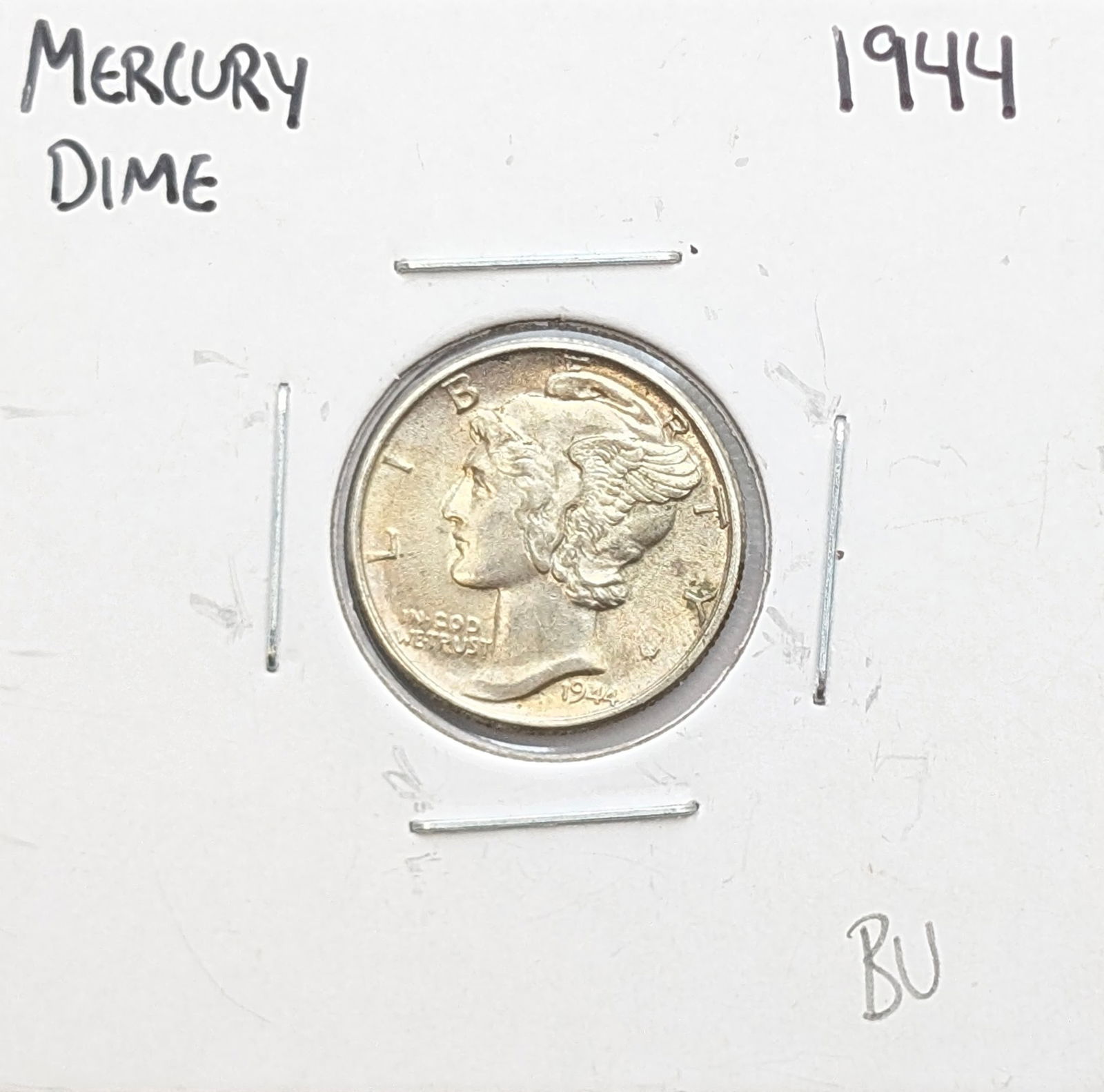 1944 Silver Mercury Dime - BU (1 of 2)