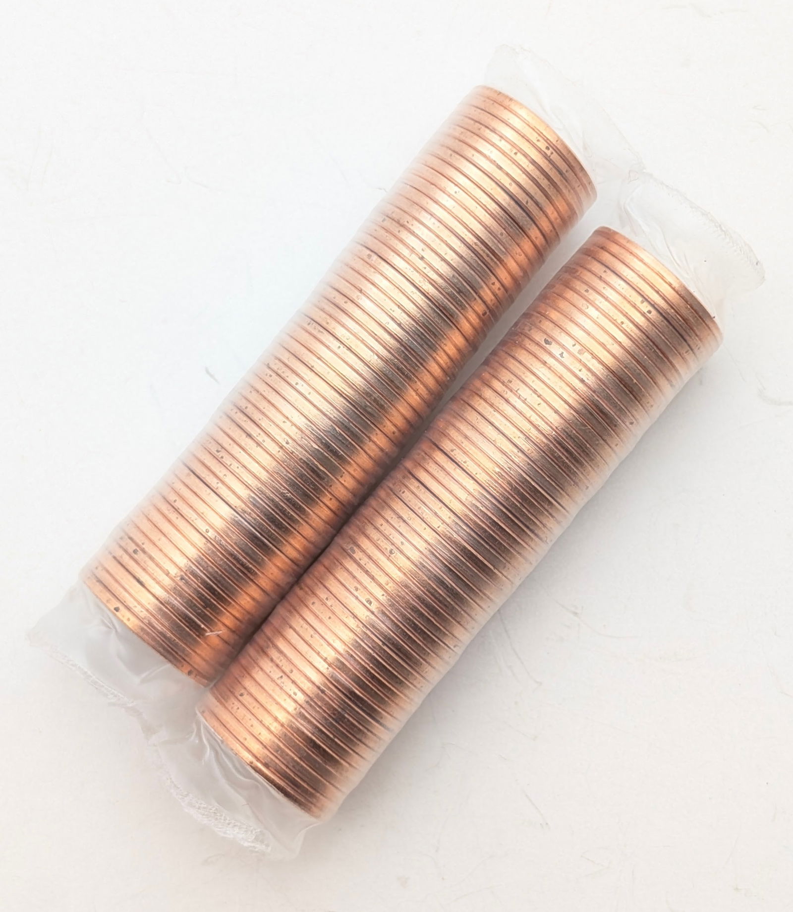 Lot of 2 Rolls of 50 (each) Uncirculated Lincoln Cents - Both 2010 (1 of 3)