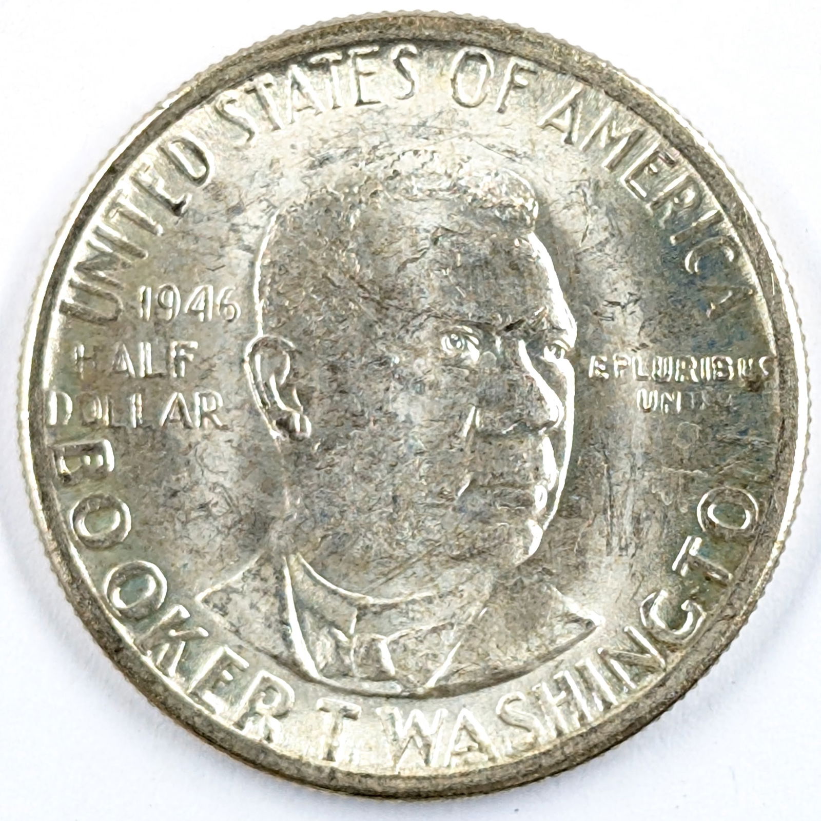 1946-D Silver Booker T Washington Half Dollar - BU (1 of 3)