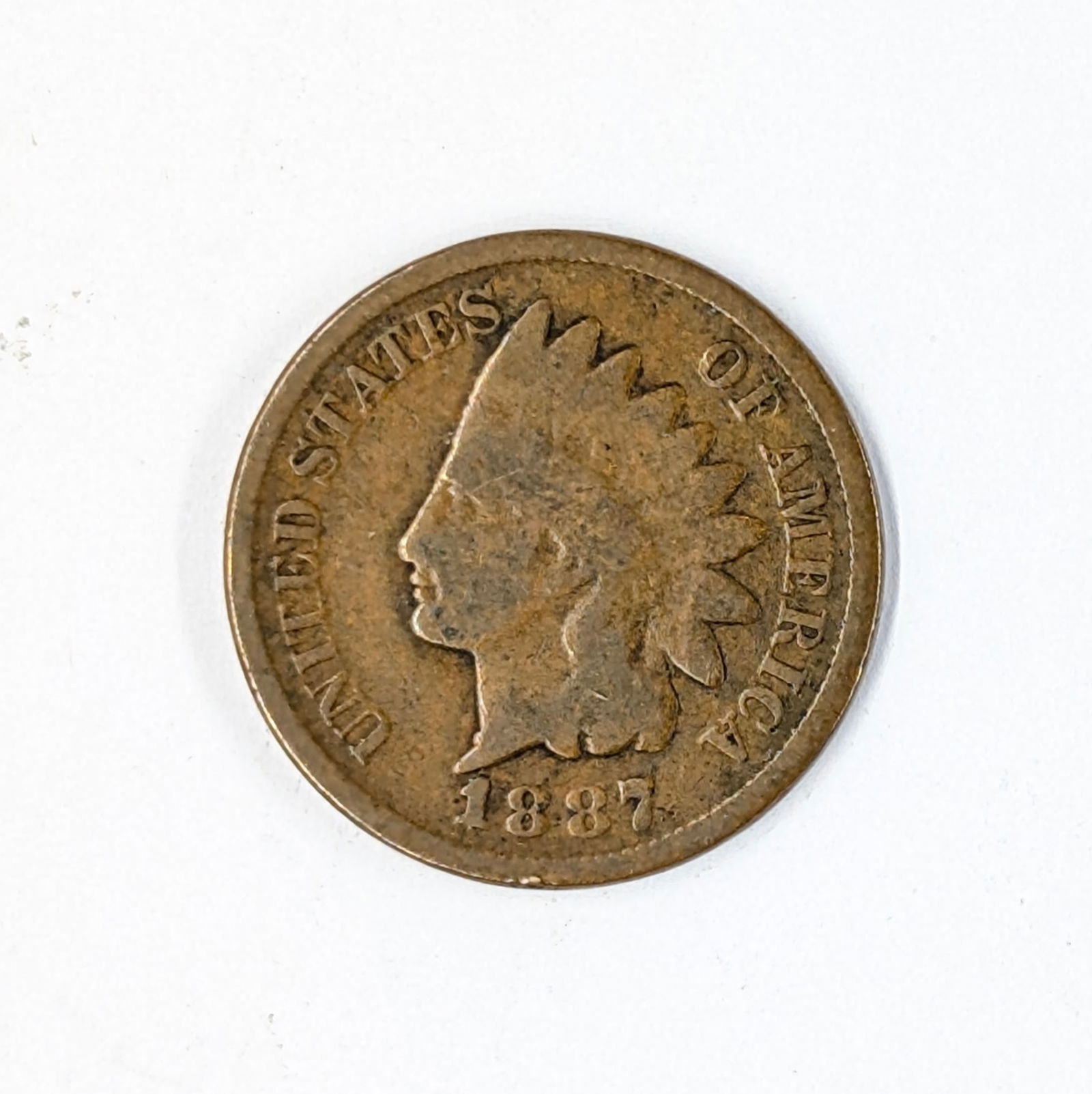 1887 Indian Head Cent (1 of 2)