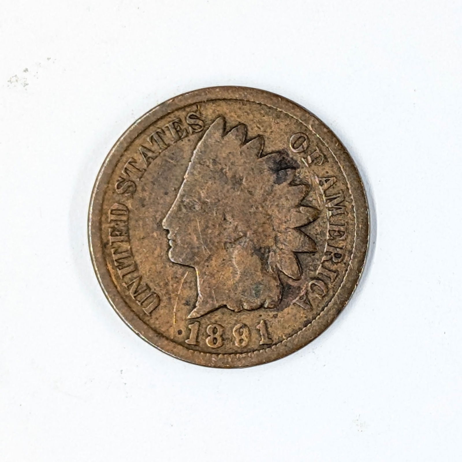 1891 Indian Head Cent (1 of 2)