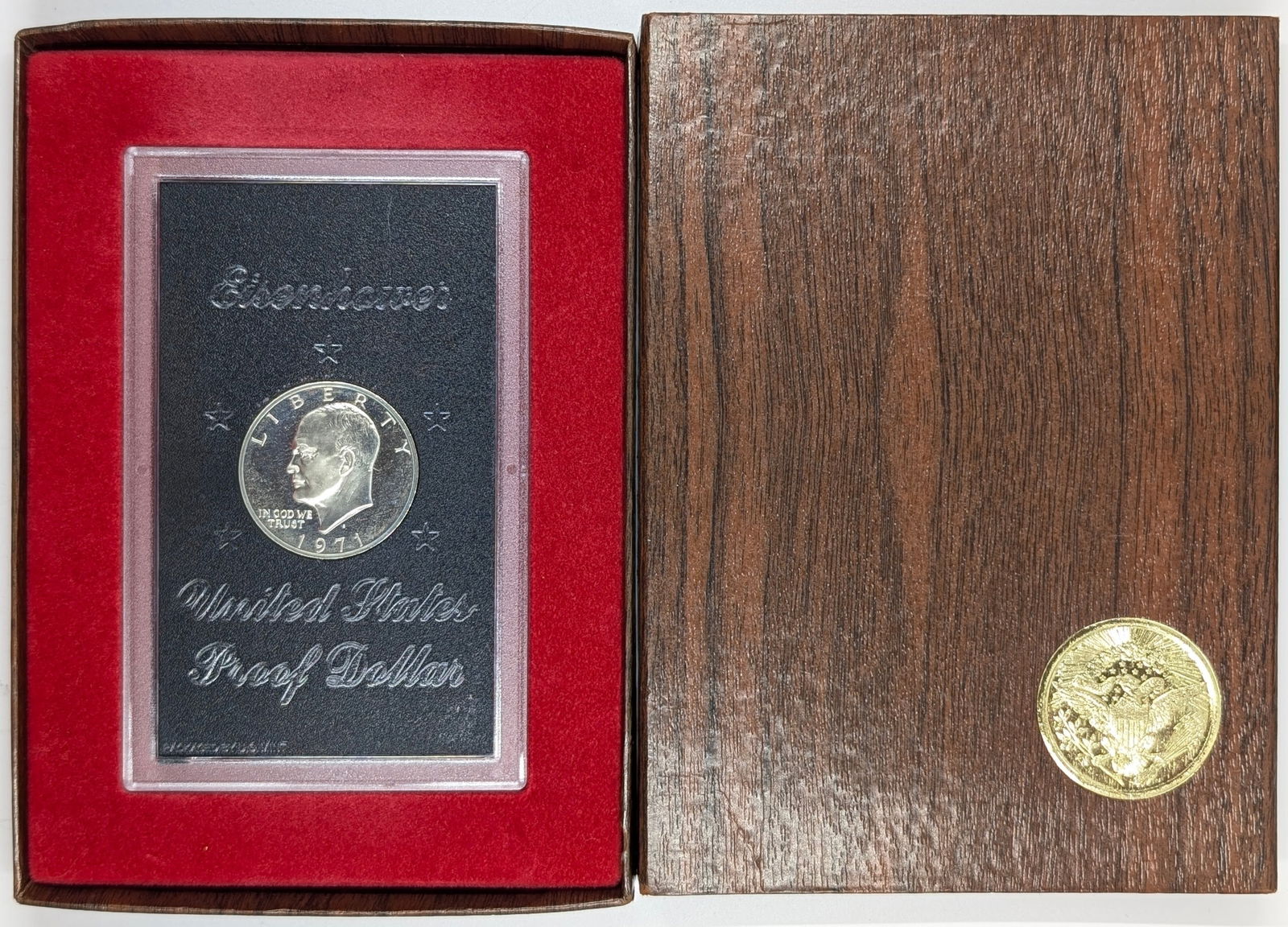 1971-S Eisenhower " Ike" Proof Silver Dollar - Toned (1 of 3)