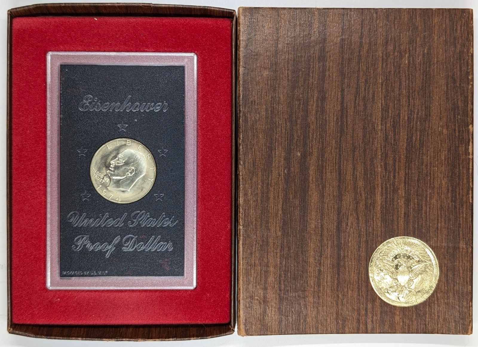 1974-S Eisenhower " Ike" Proof Silver Dollar - Toned (1 of 3)