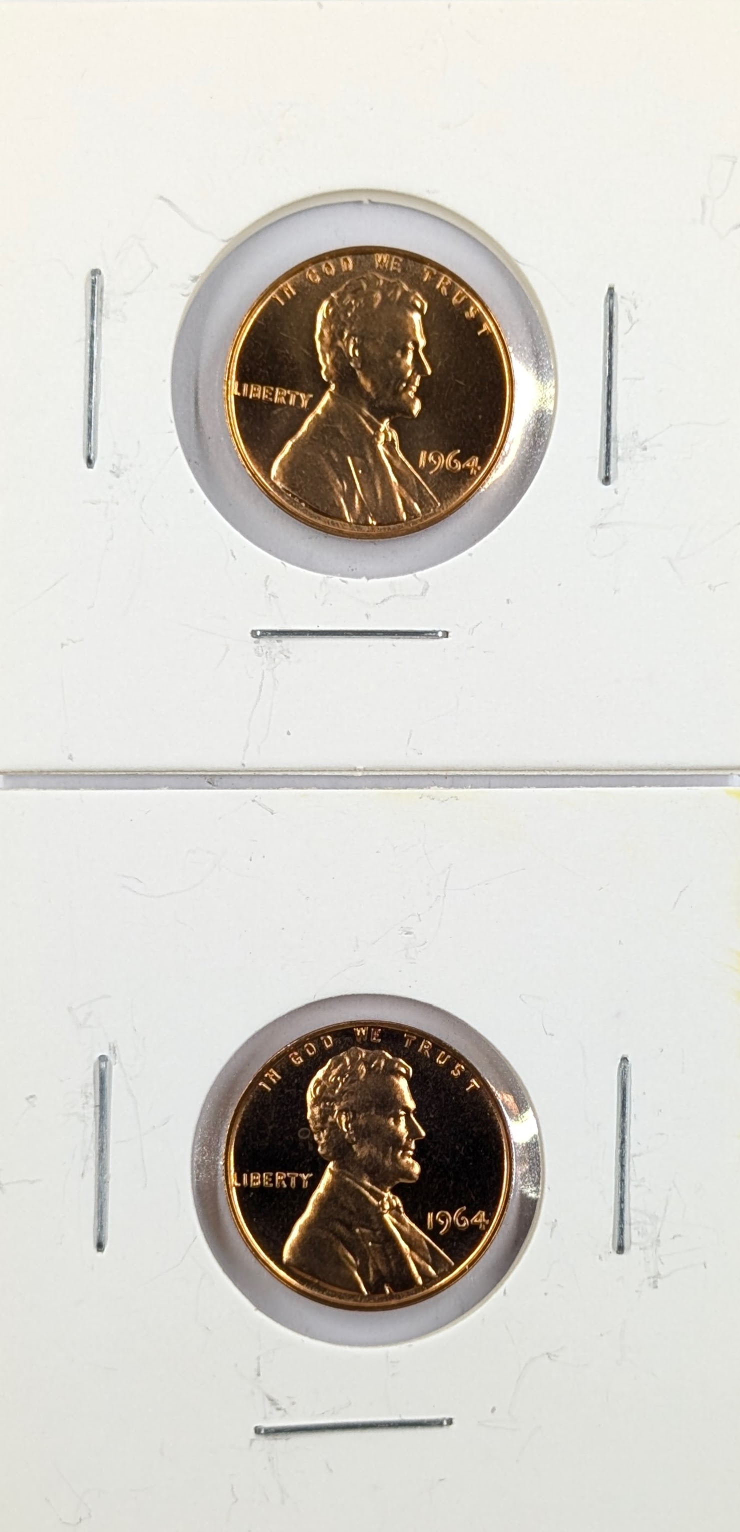 Lot of 2 - 1964 Lincoln Cents - BU (1 of 2)