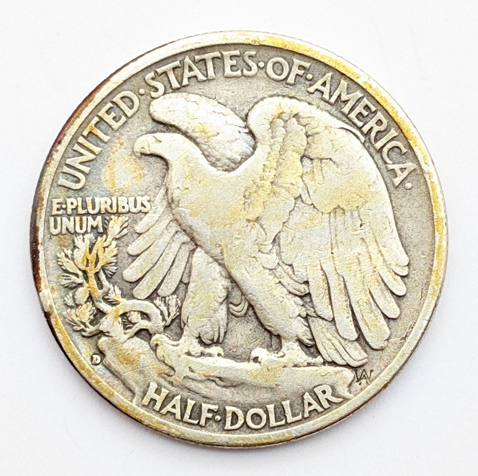 1936-D Silver Walking Liberty Half Dollar - 2