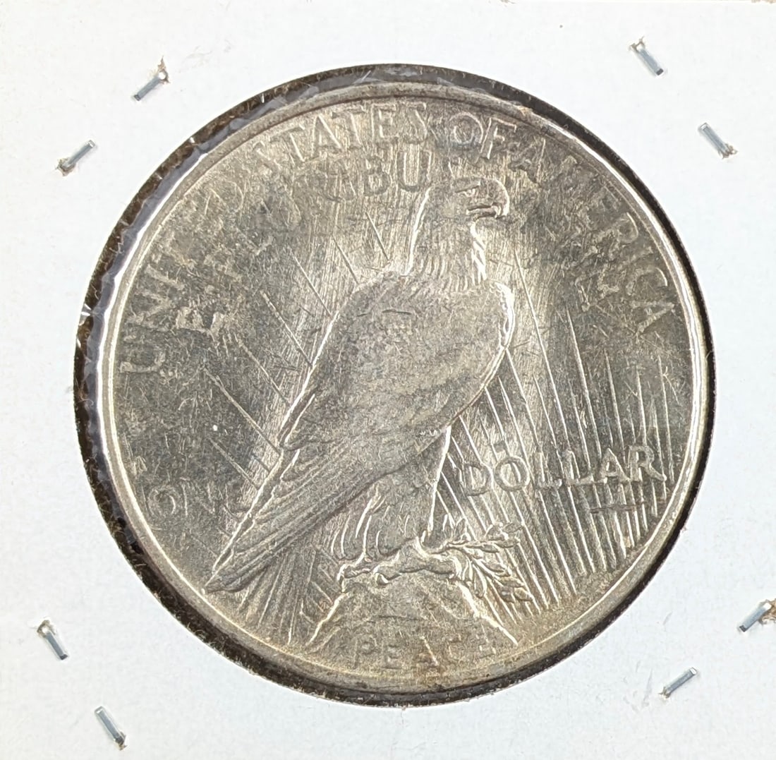 1924 Silver Peace Dollar - AU - 2
