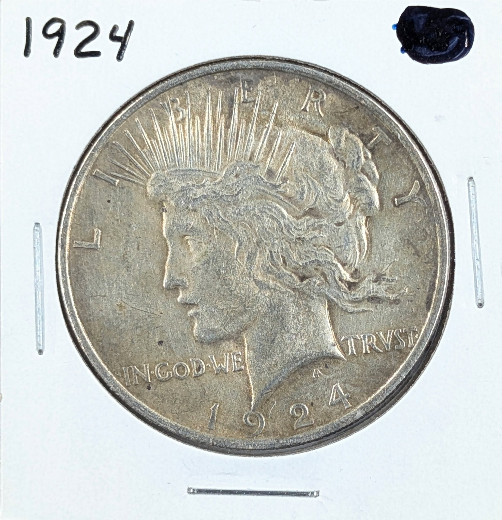 1924 Silver Peace Dollar (1 of 2)