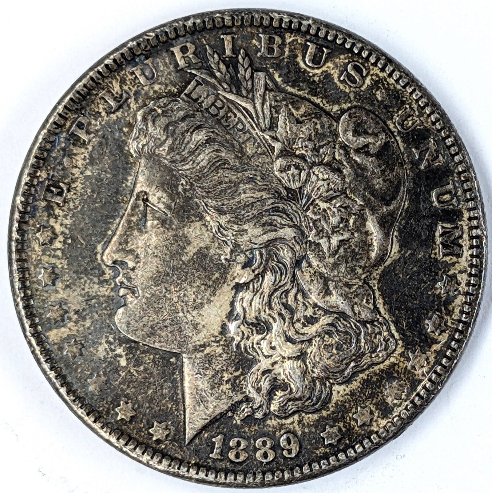 1889 Morgan Silver Dollar (1 of 2)