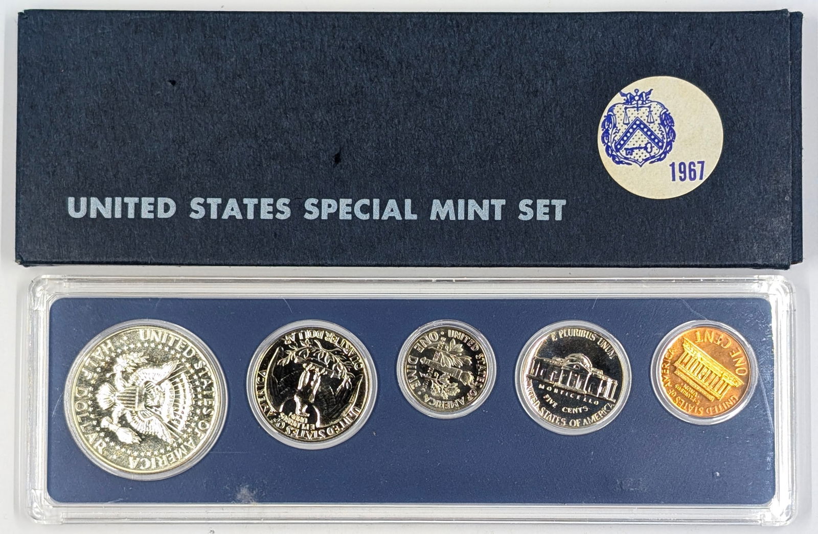1967 US Mint Special Set w/ Silver JFK Half - 2