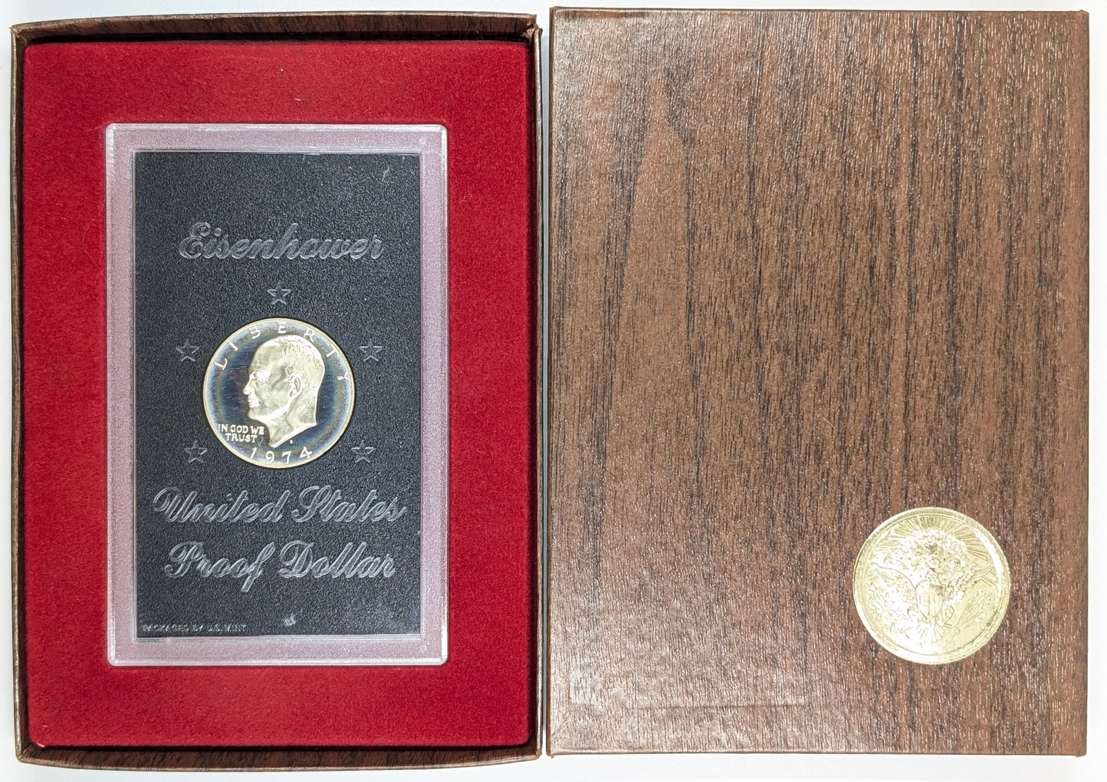 1974-S Eisenhower " Ike" Proof Silver Dollar - Toned (1 of 3)