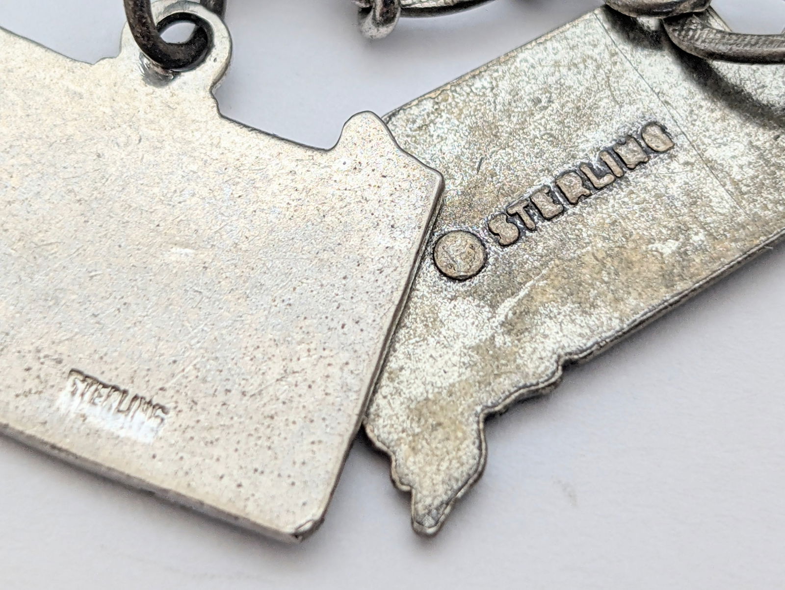 Vintage Sterling Silver Traveler Ladies Charm Bracelet - 25.83g - 6