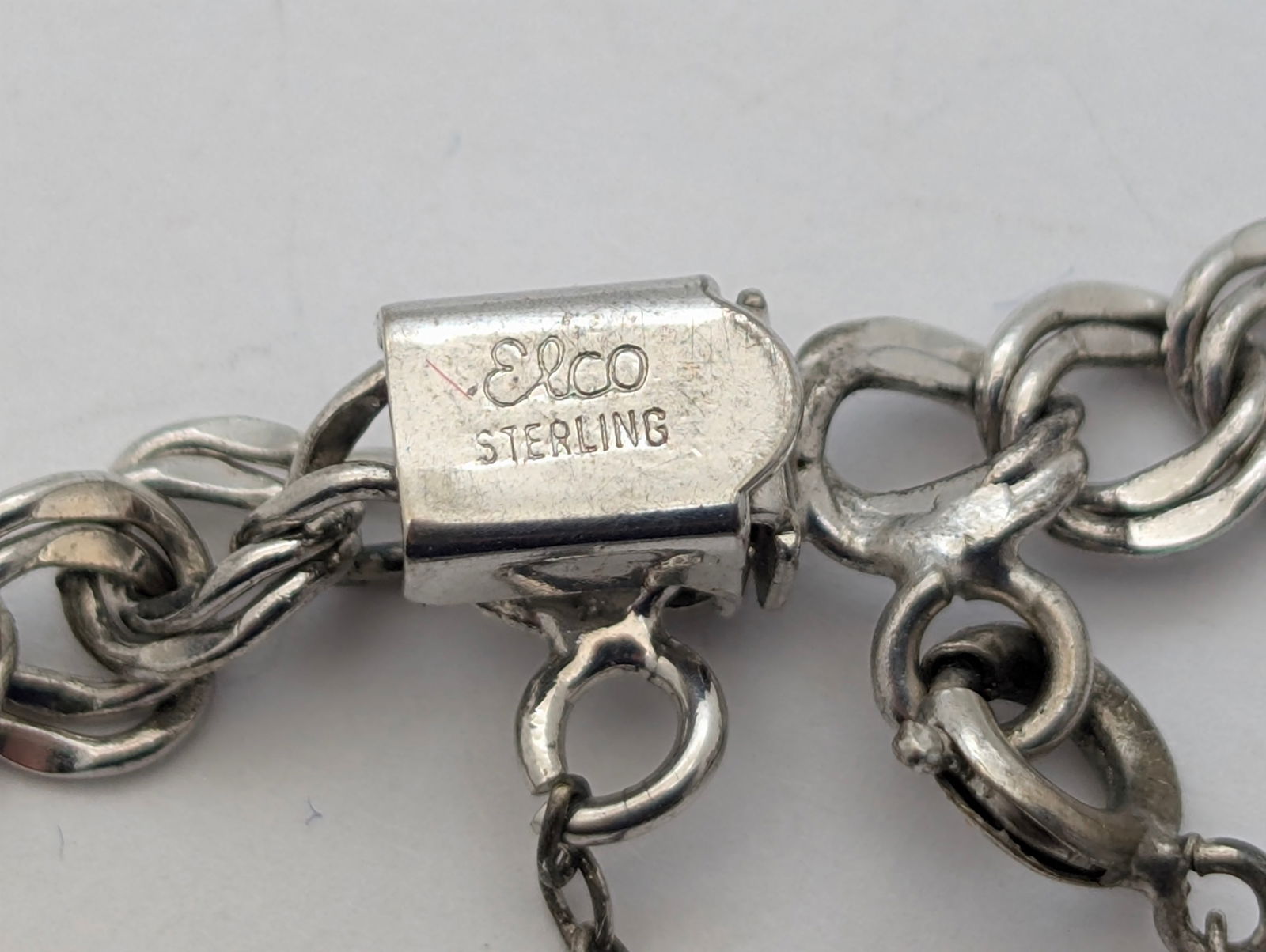 Vintage Sterling Silver Profile Ladies Bracelet - 19.62g - 6