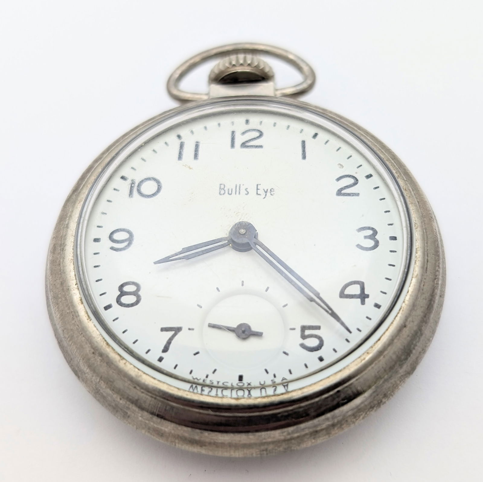 Vintage Bull's Eye by Westclox USA Men's Pocket Watch - Parts / Repair (1 of 6)