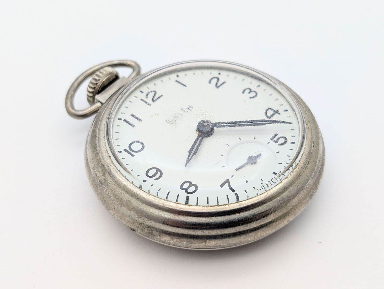 Vintage Bull's Eye by Westclox USA Men's Pocket Watch - Parts / Repair - 2