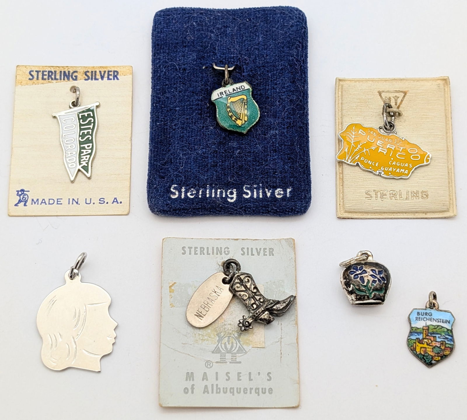 Lot of 7 Sterling Silver Charms/Pendants - Some NWT (1 of 7)