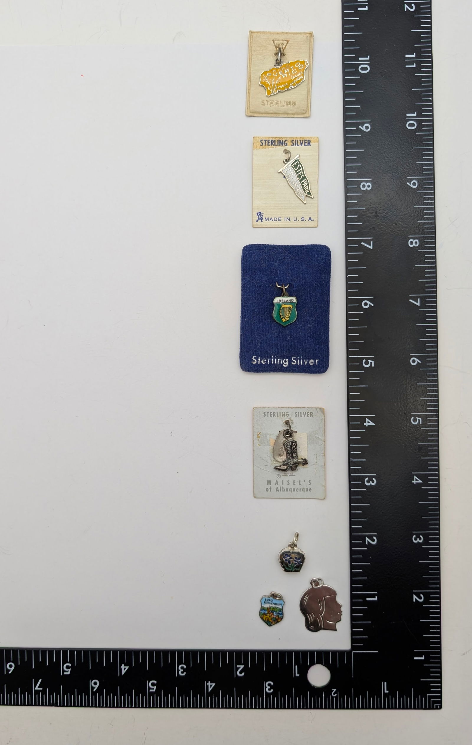 Lot of 7 Sterling Silver Charms/Pendants - Some NWT - 7