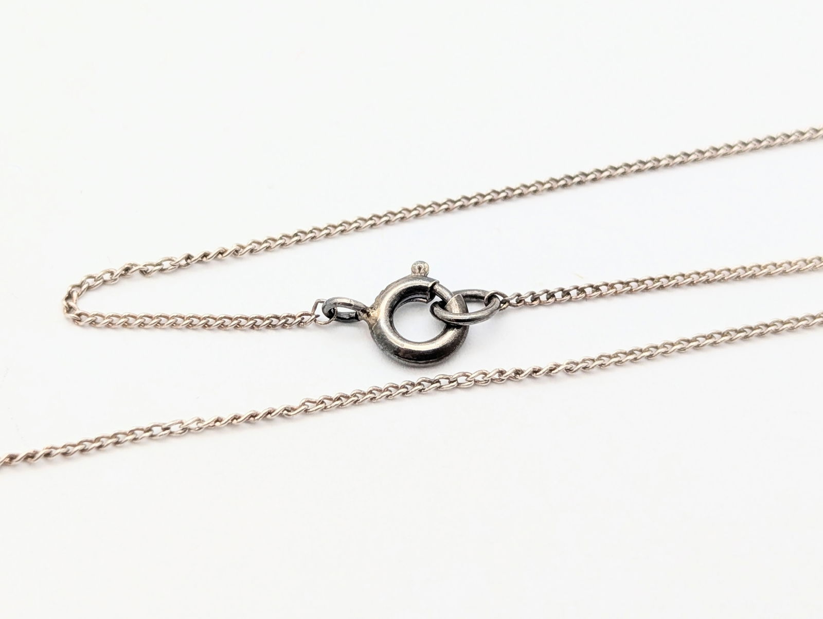 Sterling Silver Frog Ladies Necklace - 4