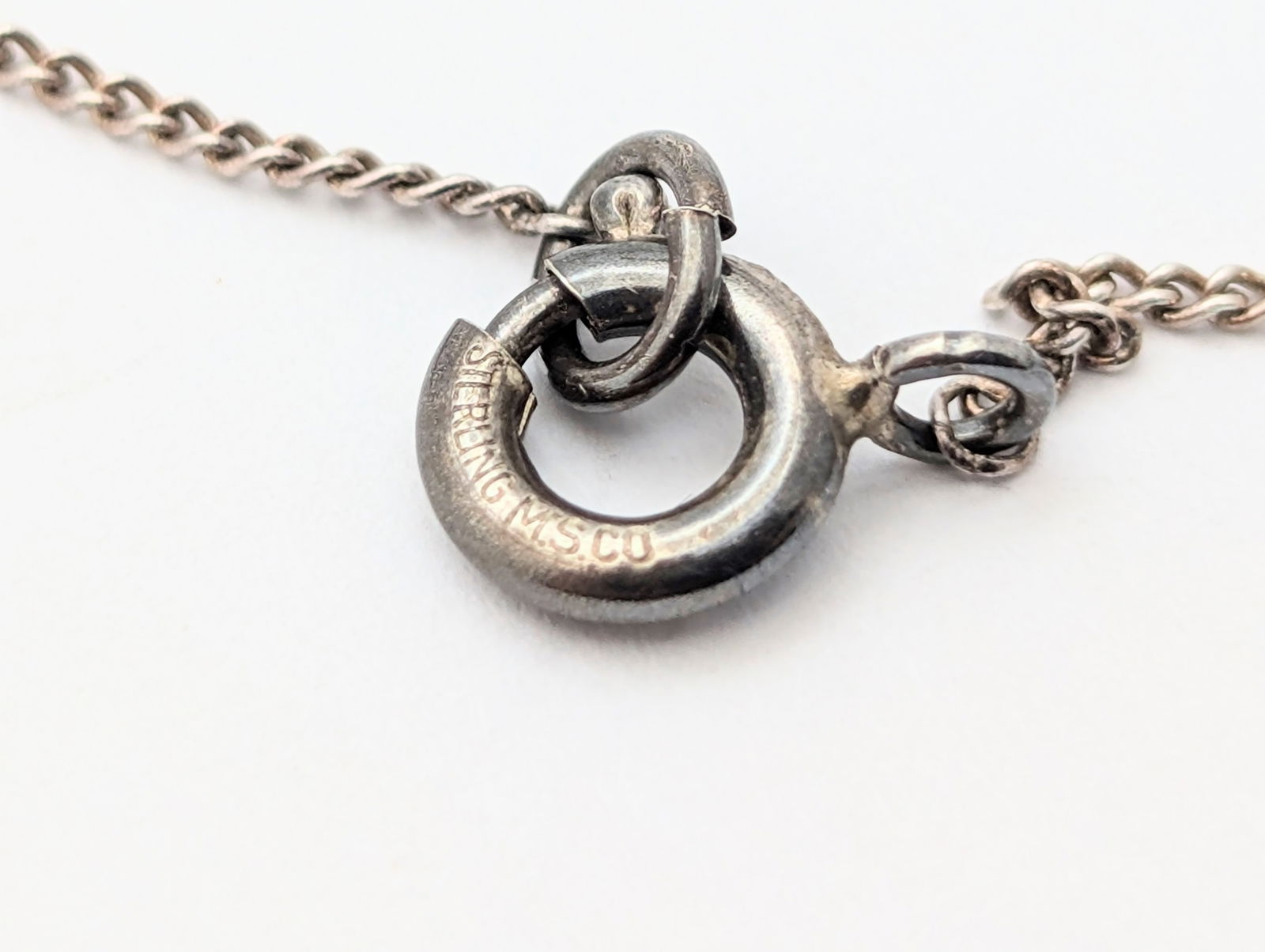 Sterling Silver Frog Ladies Necklace - 5