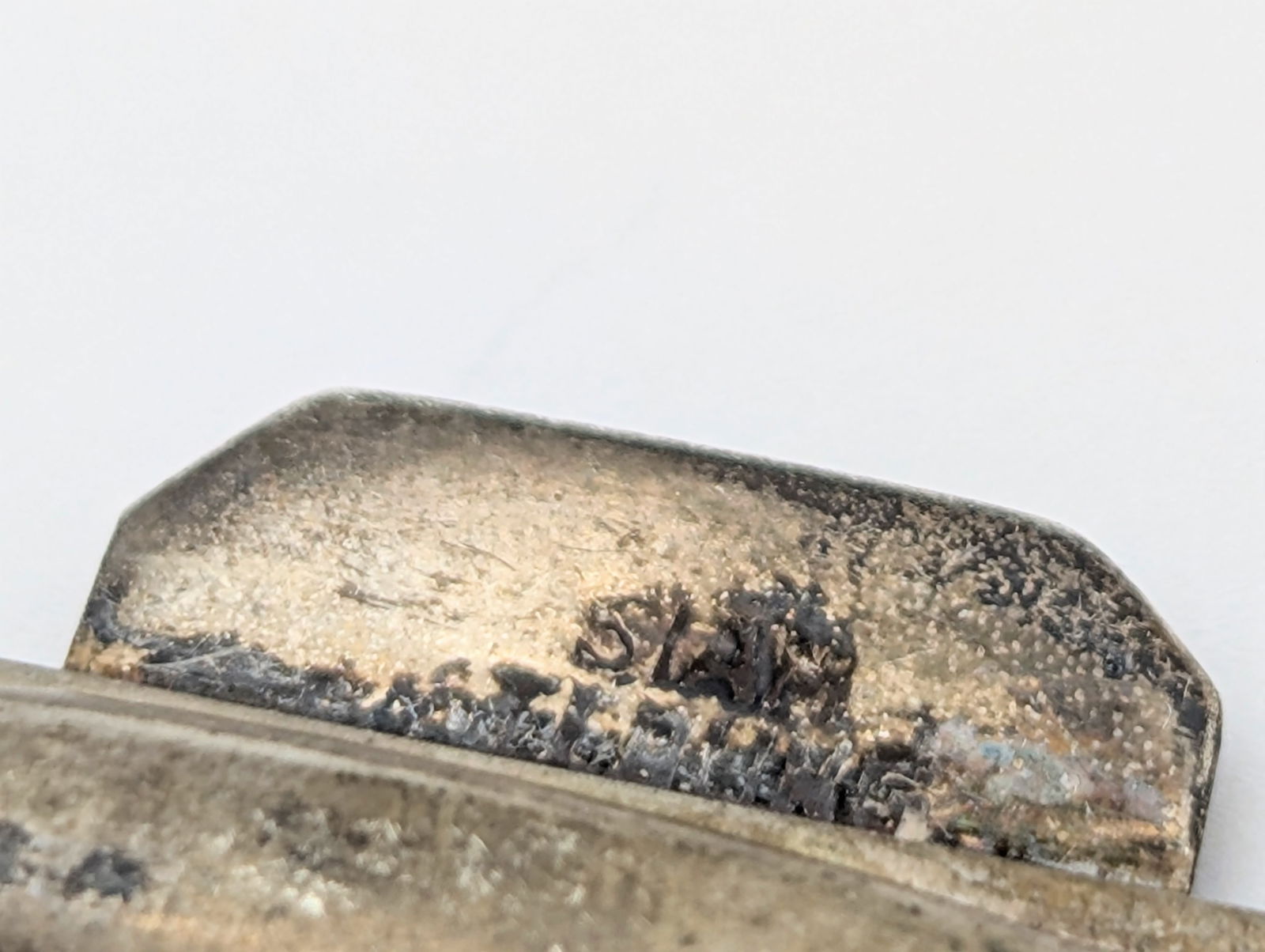 Vintage Siam Sterling Silver Thai Dancer Men's Tie Clip & Cuff links Set - 16.7g - 4