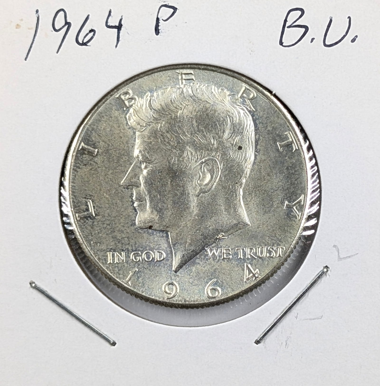 1964 Silver John F Kennedy Half Dollar - BU (1 of 2)