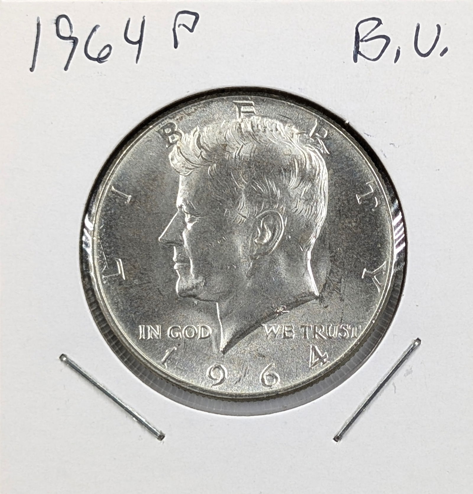 1964 Silver John F Kennedy Half Dollar - BU (1 of 2)