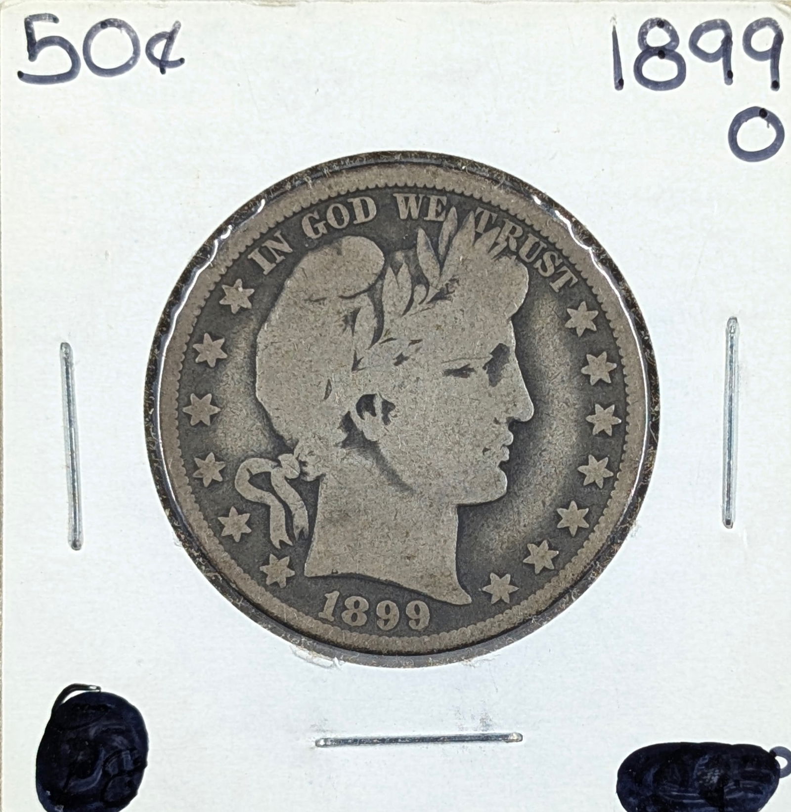 1899-O Silver Barber Half Dollar (1 of 2)