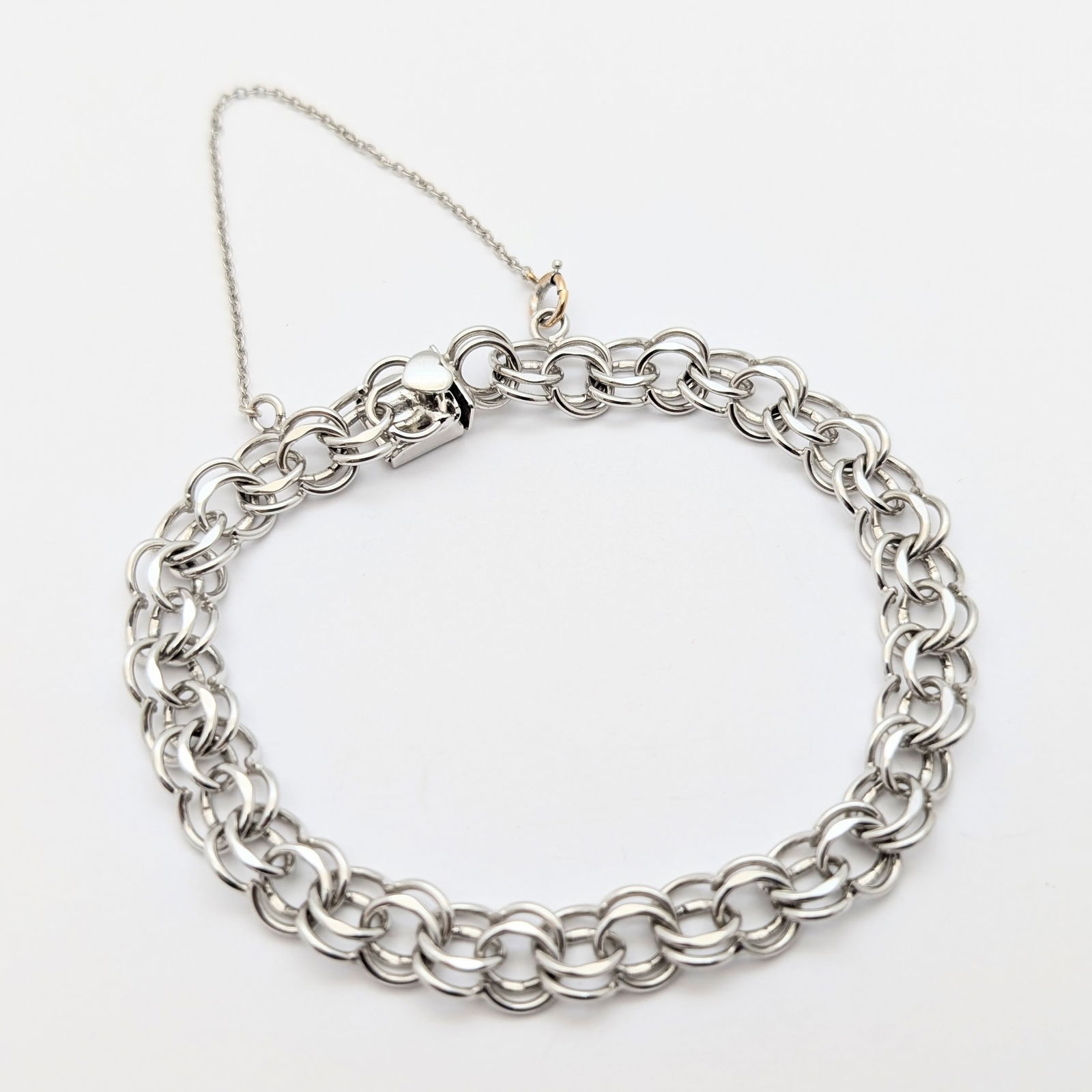 Elco Sterling Silver Ladies Charm Bracelet - 2