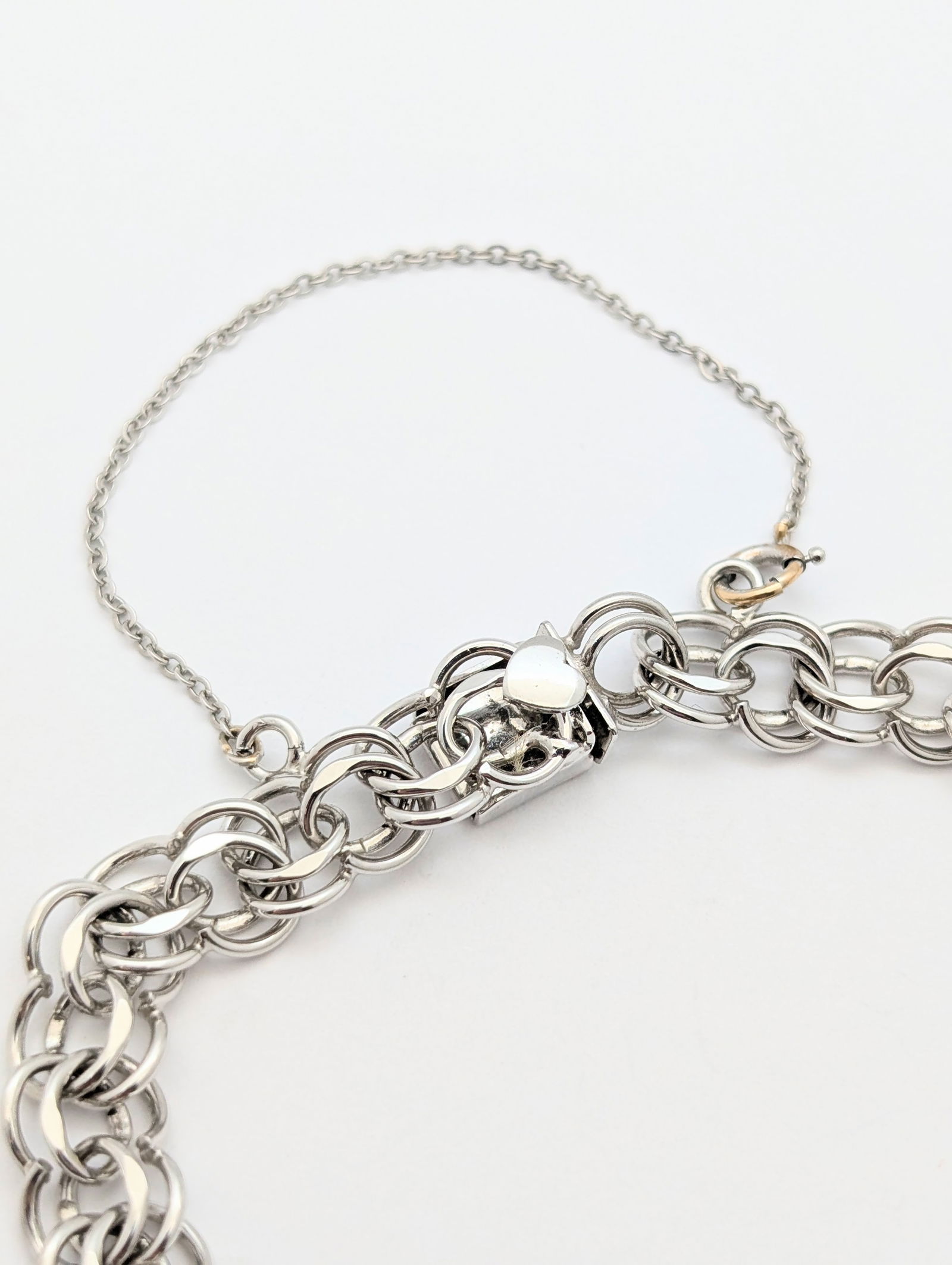 Elco Sterling Silver Ladies Charm Bracelet - 3